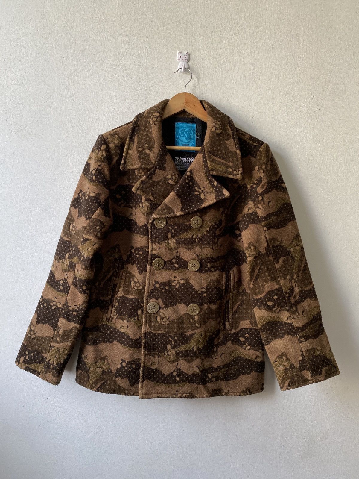 Japanese Brand Swagger Double Breasted Wool Coat