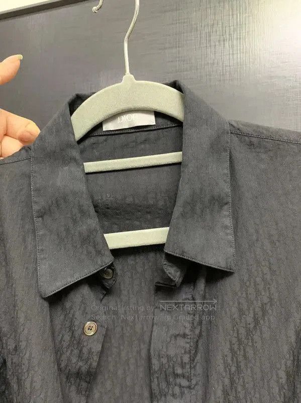 Dior Dior Men's Black Silk Blend Long Sleeve Shirt . Size US S / EU 44-46 / 1 - 4 Thumbnail