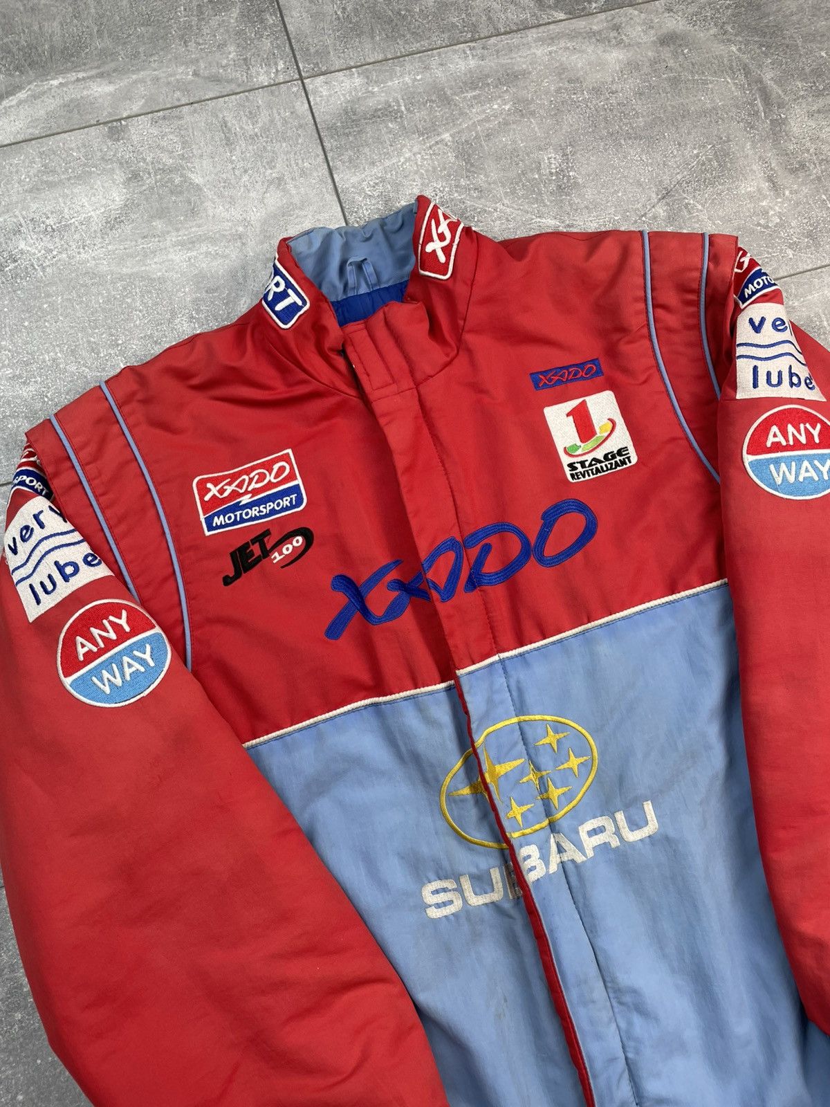 Subaru Racing Rally Motorsport Jacket Vintage