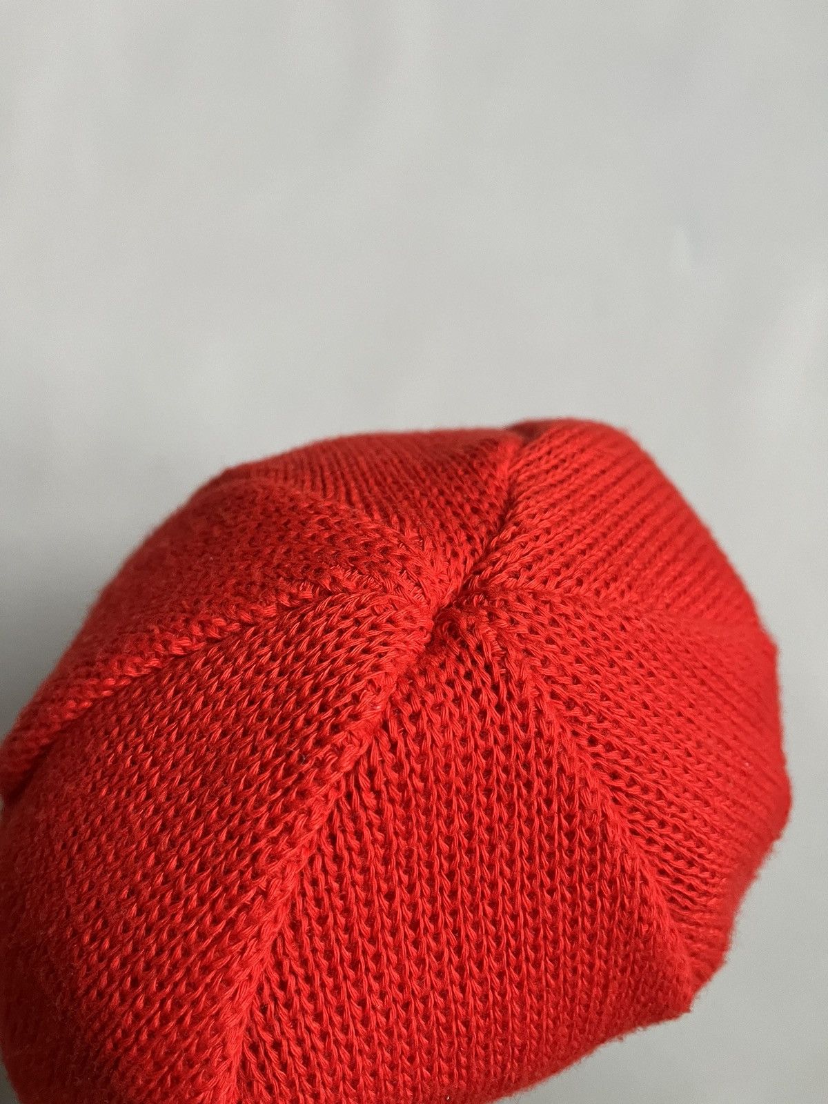The North Face The North Face Unisex Red Knit Polyester Logo Beanie Hat Size ONE SIZE - 4 Thumbnail