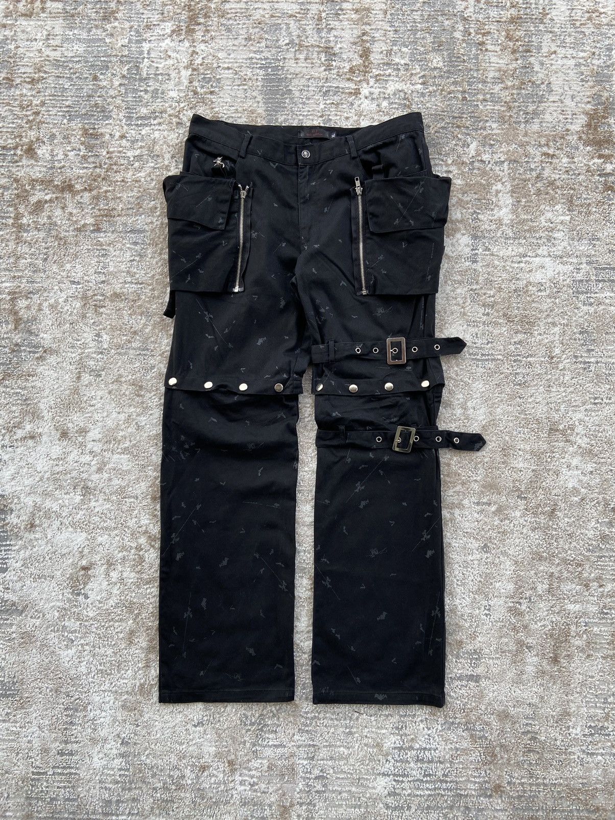Japanese Brand × Seditionaries × Tripp NYC 🛒SENDOFFER🛒 Japanese G.L.P Punk Gothic Bondage Pants Size US 34 / EU 50 - 1 Thumbnail