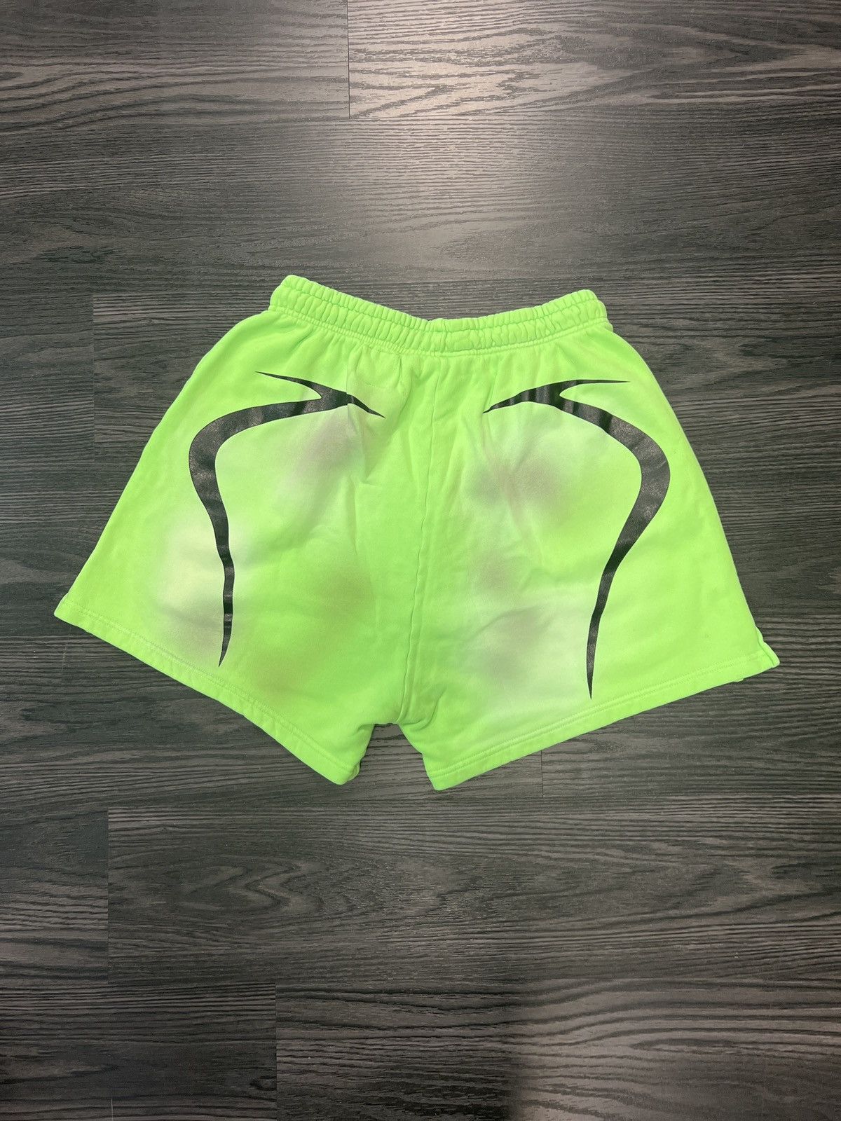 HELLSTAR Hellstar Neon Green Warm Up Shorts Size US 32 / EU 48 - 2 Thumbnail