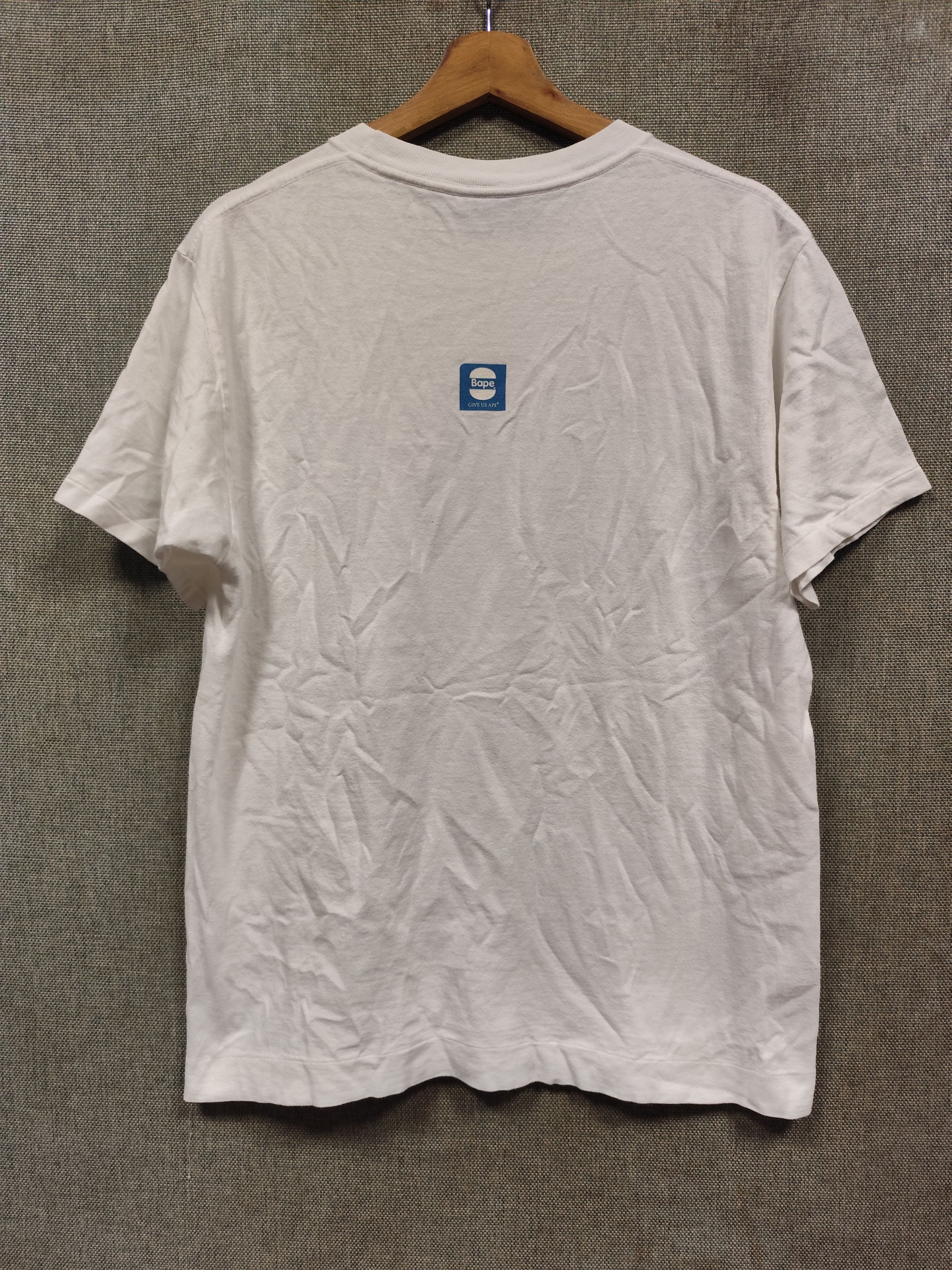Bape Vintage BAPE "Bape General" Burger King Parody Logo Tee Size US M / EU 48-50 / 2 - 2 Thumbnail