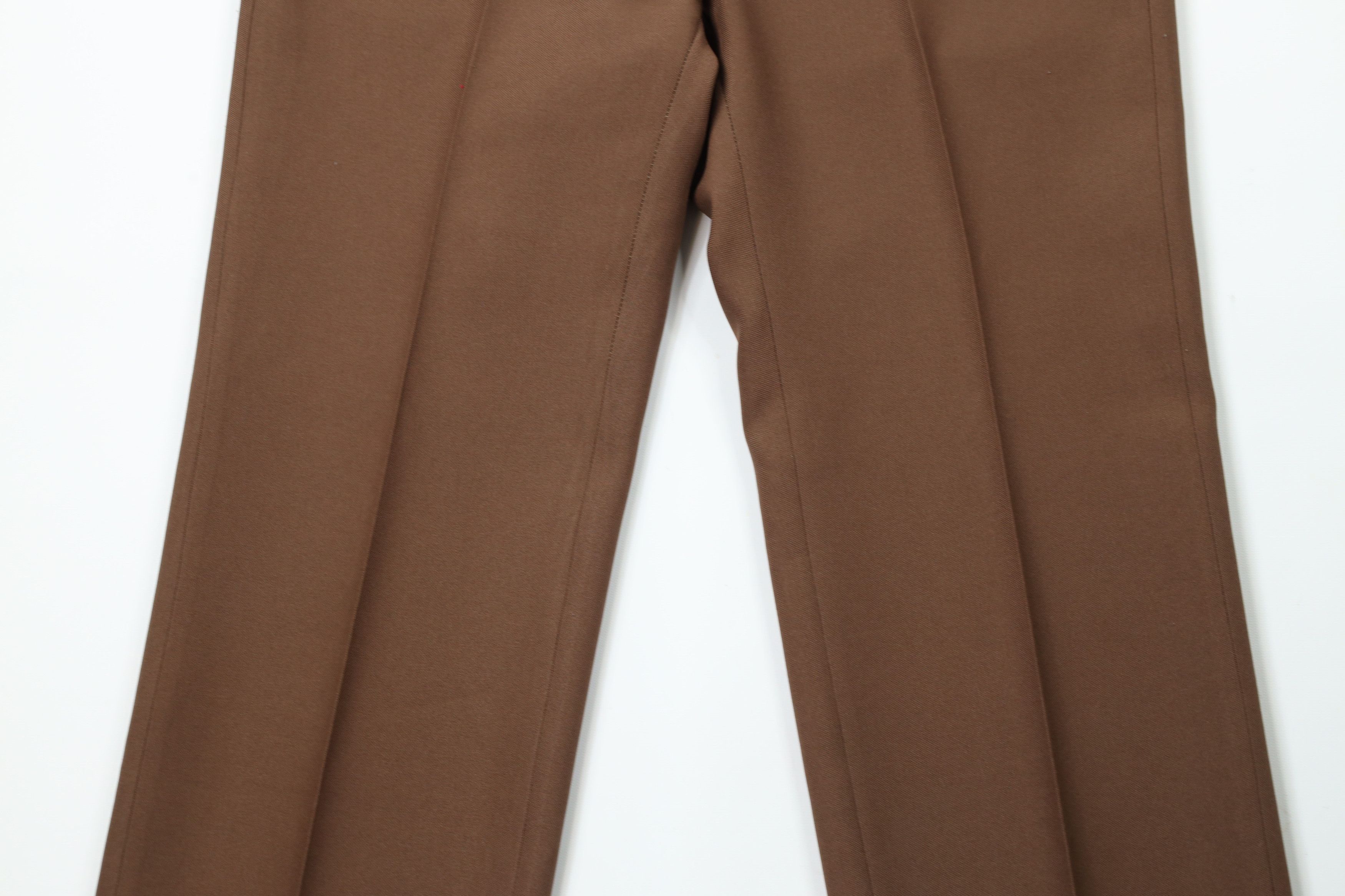Vintage Vintage 70s Streetwear Knit Flared Wide Leg Chino Pants USA Size US 32 / EU 48 - 3 Thumbnail