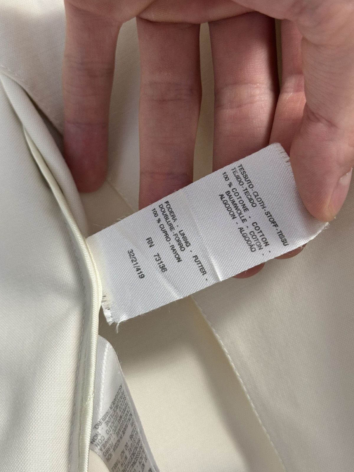 Max Mara Max Mara Ivory Cropped Jacket Button Front Coat Blazer Size M / US 6-8 / IT 42-44 - 16 Thumbnail