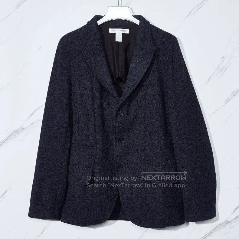 Comme des Garcons Comme des Garcons Men's Wool Blazer. Size US M / EU 48-50 / 2 - 1 Thumbnail
