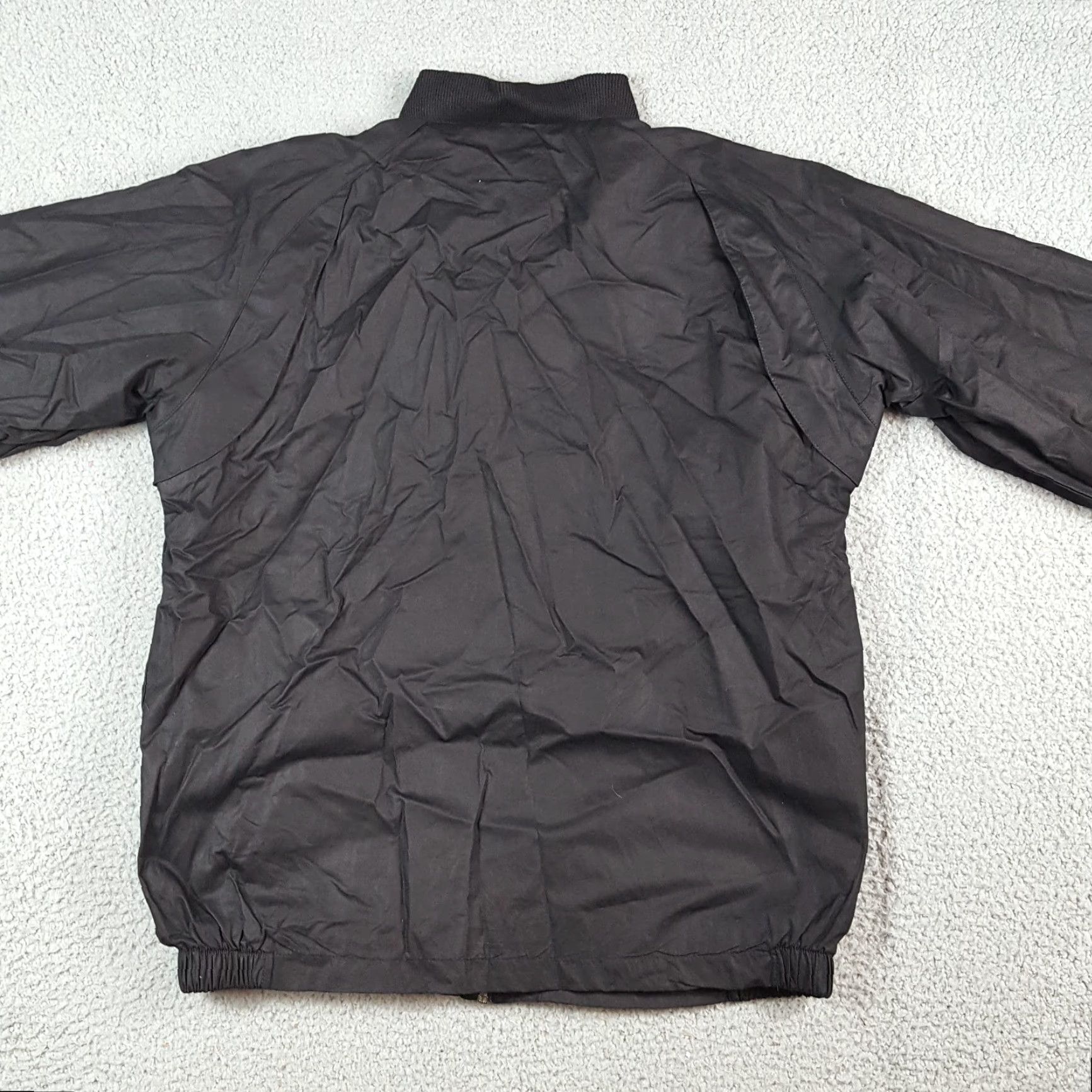 Vintage VINTAGE Sahara Windbreaker Jacket Women's Size S Black Full Zip Up Bomber 90s Biker Size S / US 4 / IT 40 - 5 Thumbnail