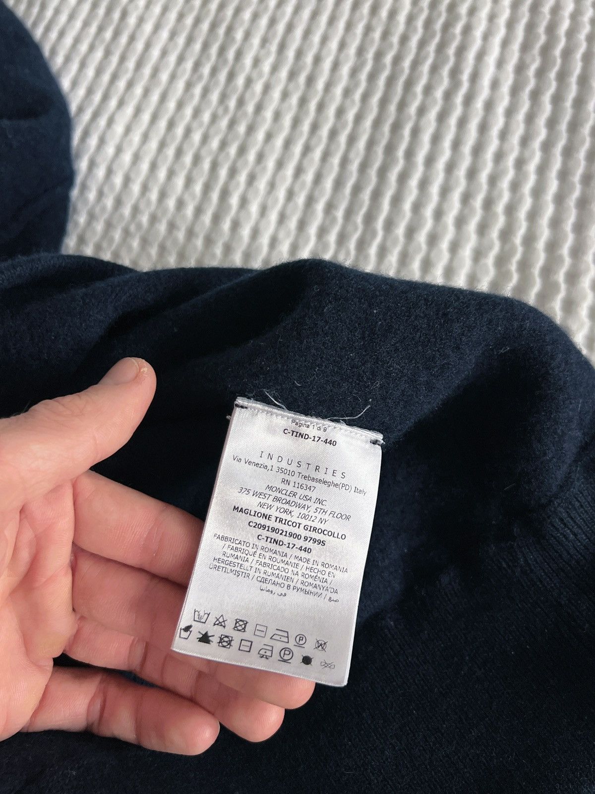 Moncler Moncler Wool Sweater Maglione Tricot Girocollo Size US M / EU 48-50 / 2 - 7 Thumbnail
