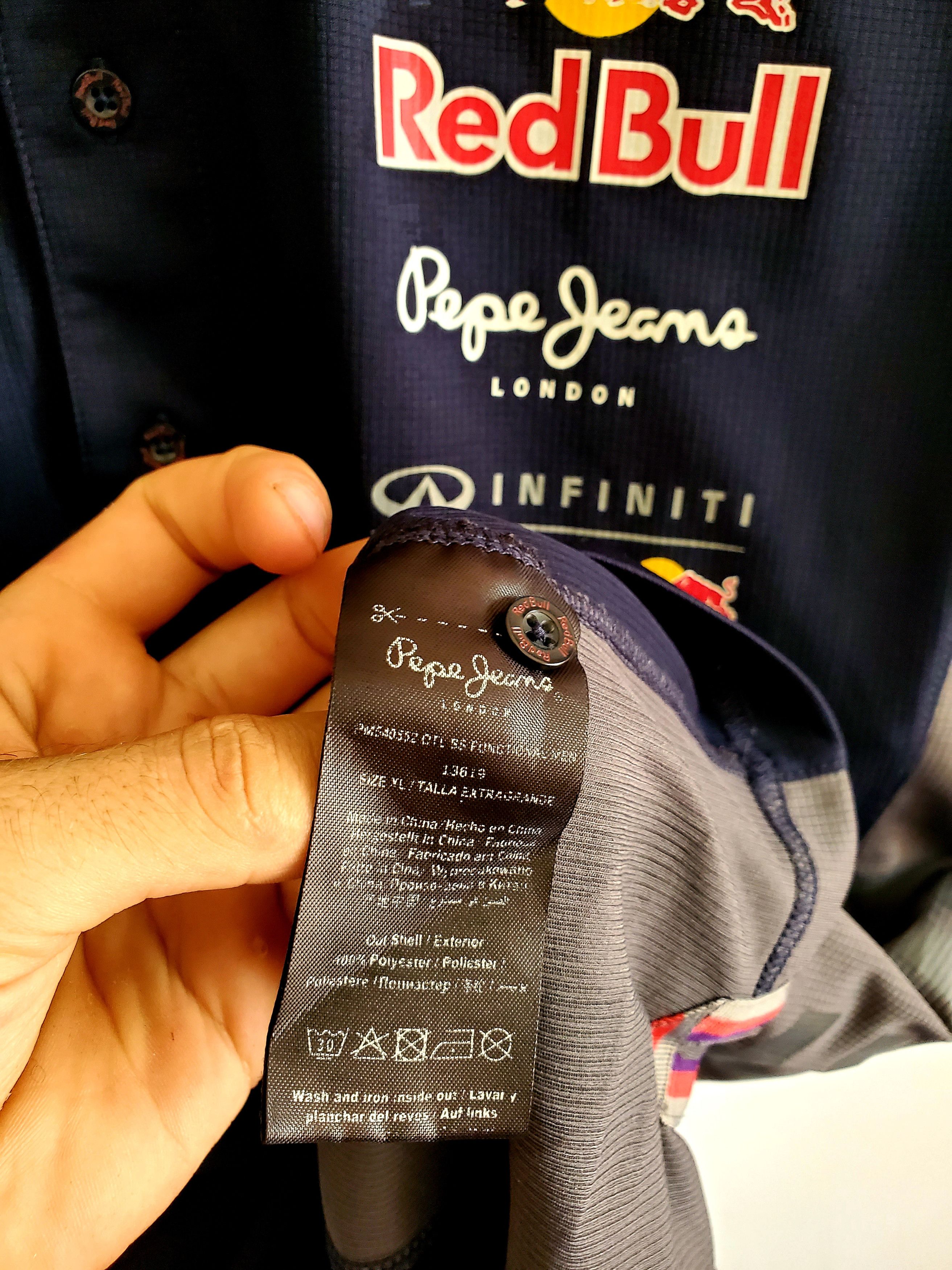 Red Bull Red Bull x Pepe Jeans F1 Racing Tee Infinity NASCAR size L Size US L / EU 52-54 / 3 - 4 Thumbnail