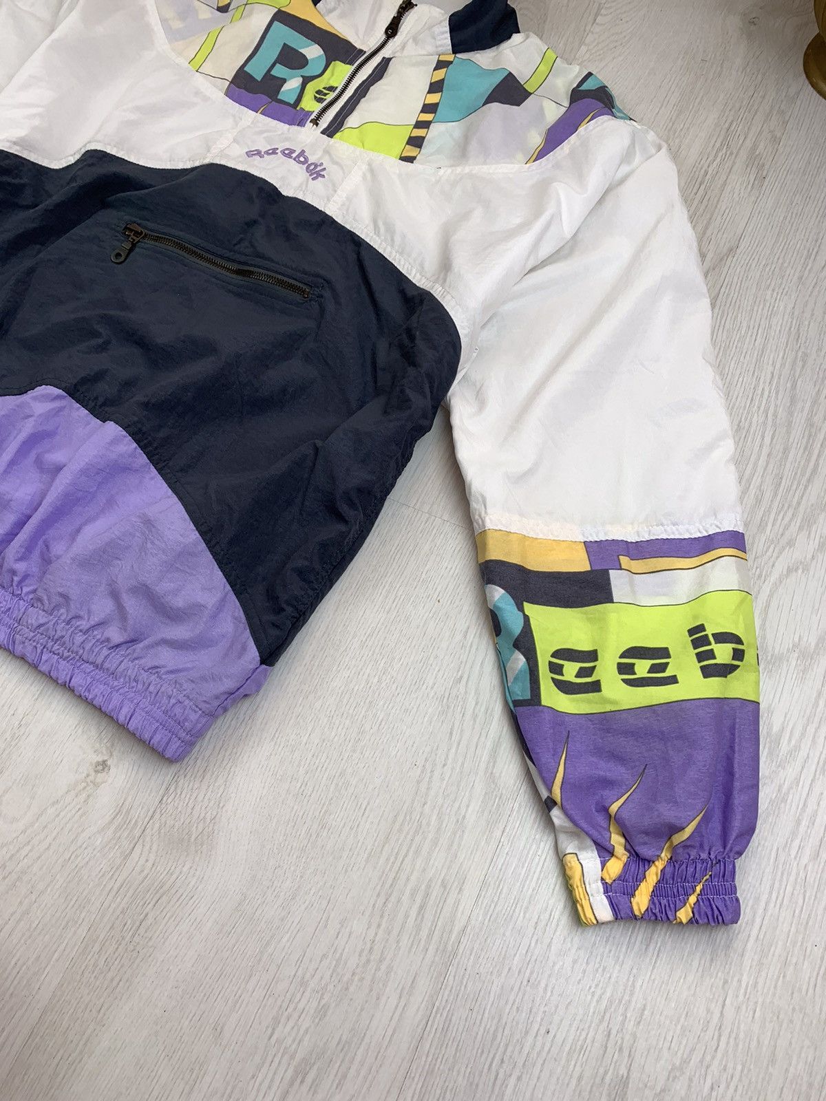 Reebok Reebok Vintage 90s Retro Drill Jacket Size S Size US S / EU 44-46 / 1 - 5 Thumbnail