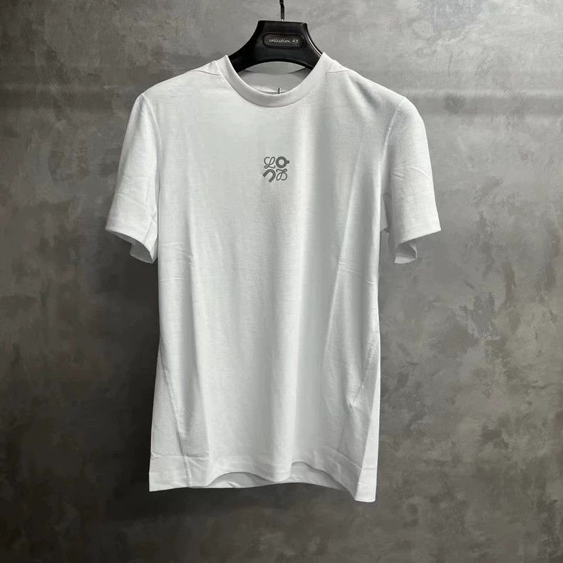 Loewe Loewe 24 White Textured Print T-shirt Size US XS / EU 42 / 0 - 1 Thumbnail