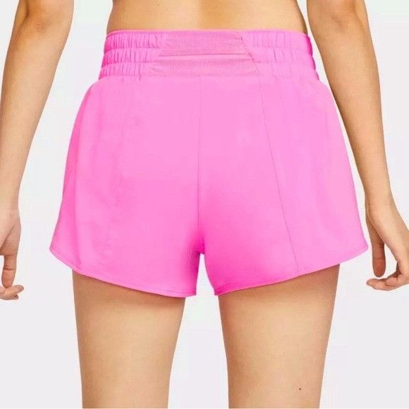 Nike Nike Women's Pink and Blue Athletic Track Shorts Sz Small S Size 24" / US 00 / IT 34 - 2 Thumbnail