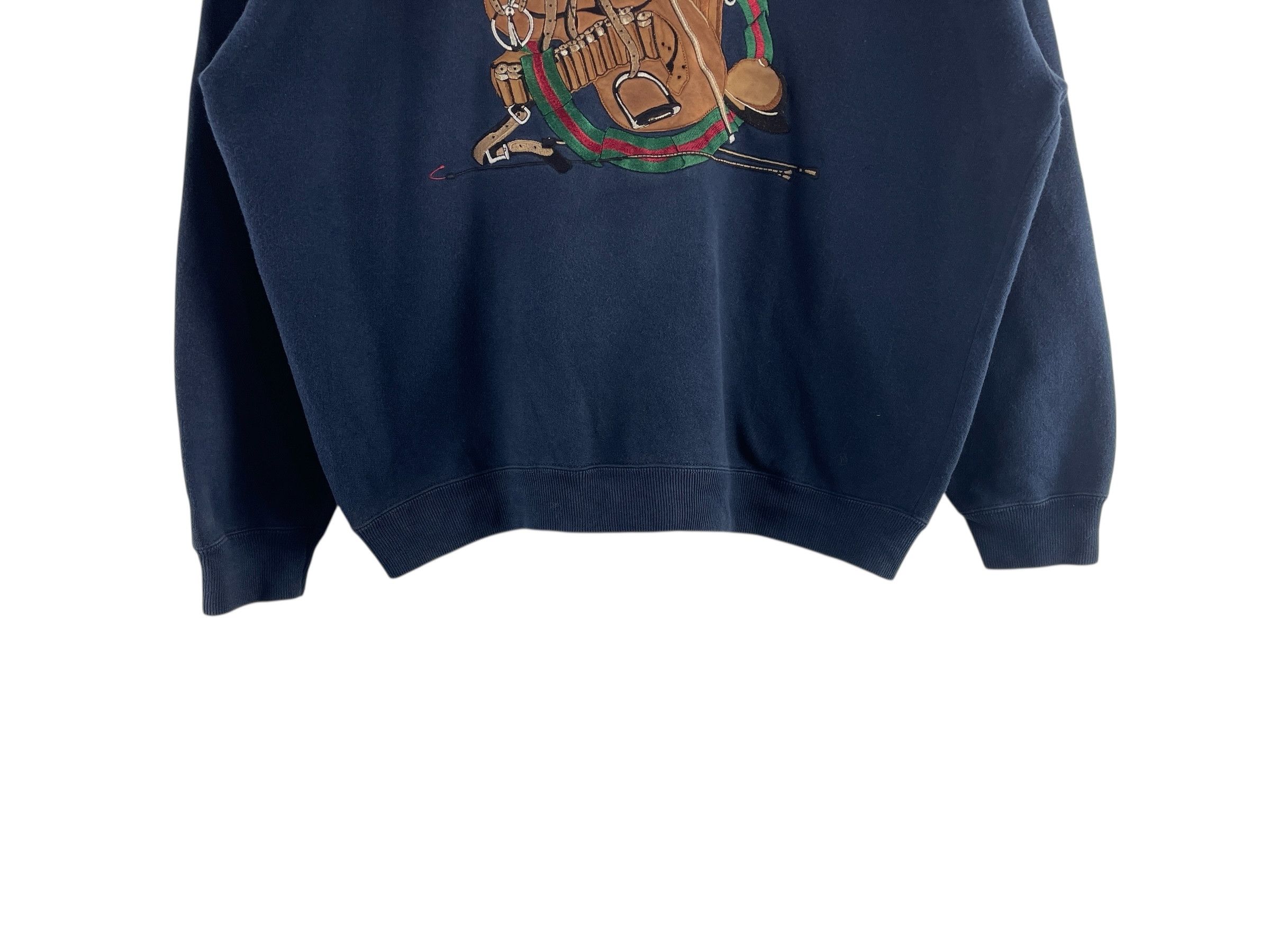 Gucci Vintage 80s Gucci Golf Embroidered Crewneck Sweatshirt Size US M / EU 48-50 / 2 - 8 Thumbnail
