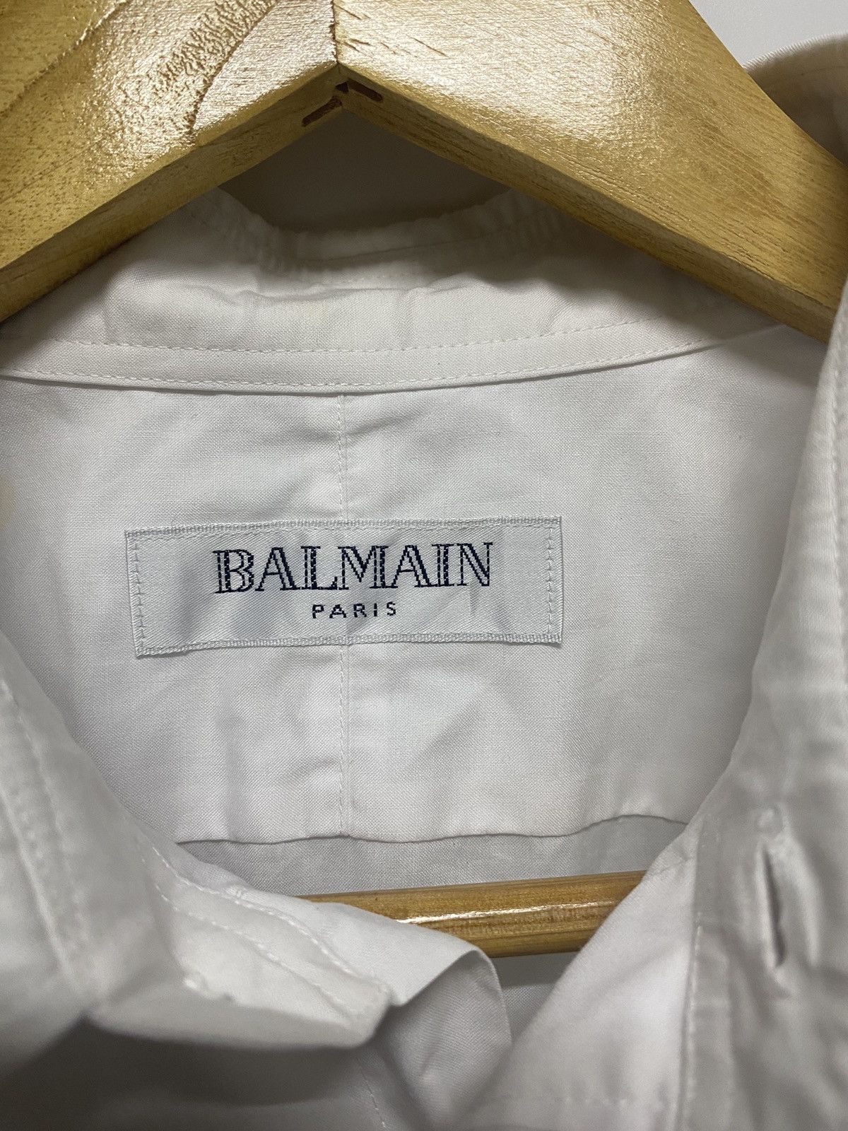 Balmain × Designer Balmain Paris Long Sleeve Shirts Size US L / EU 52-54 / 3 - 14 Thumbnail