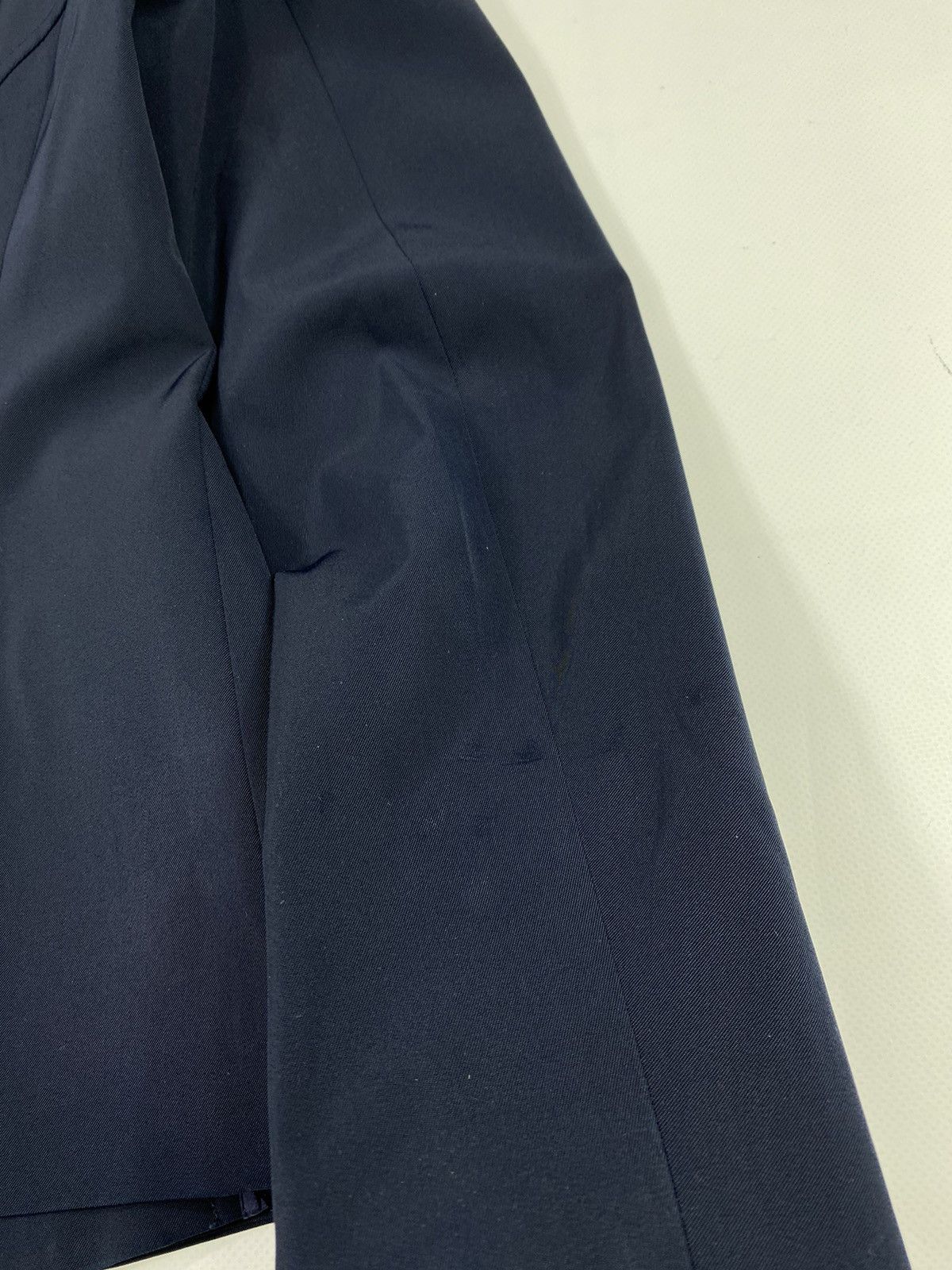 Escada 🔥LASTDROP🔥 Escada Shiny Navy Blue Gold Buttons Fitted Jacker Size S / US 4 / IT 40 - 15 Thumbnail