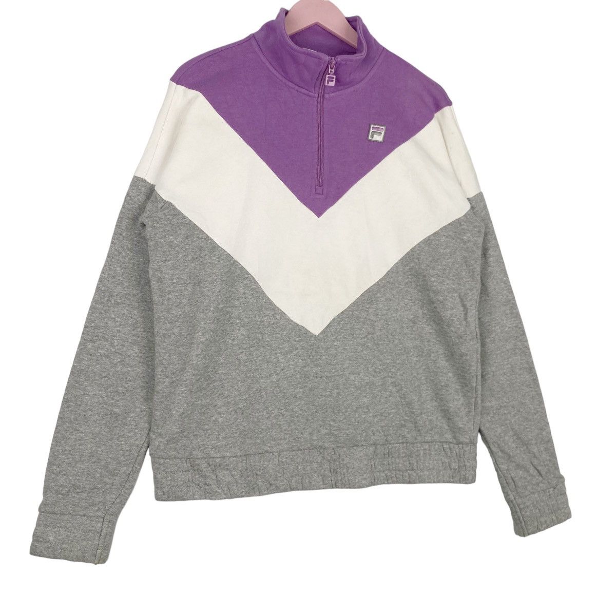 Fila × Vintage Vintage Fila Small Embroidered Logo Quater Zip Turtleneck Size M / US 6-8 / IT 42-44 - 3 Thumbnail