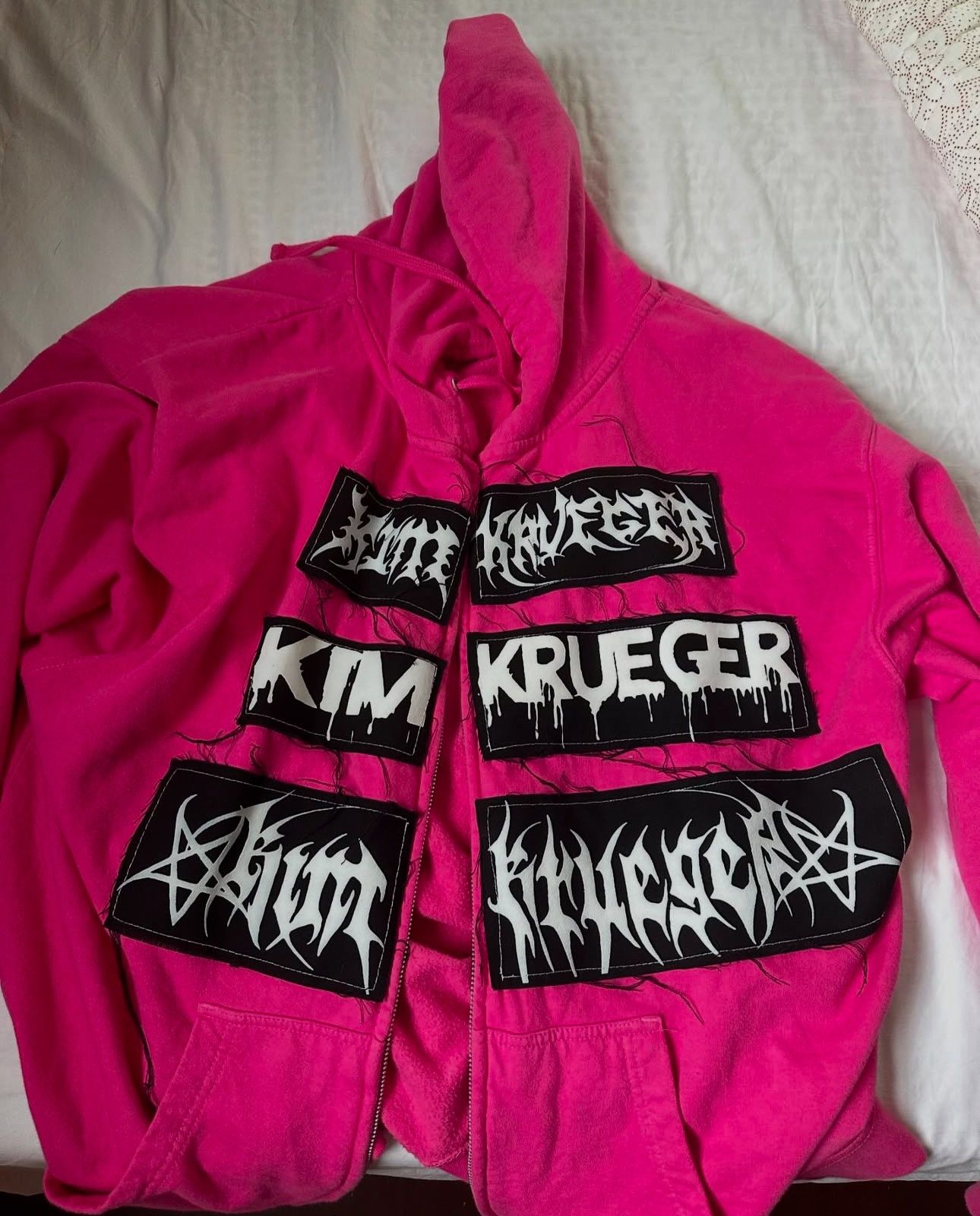 Kim Krueger Kim Kreuger A Personal Connection Hoodie Pink Size US XL / EU 56 / 4 - 2 Thumbnail