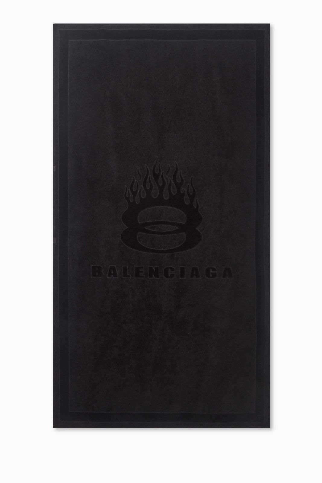 Balenciaga Balenciaga Burning Unity Towel In Black Size ONE SIZE - 1 Thumbnail