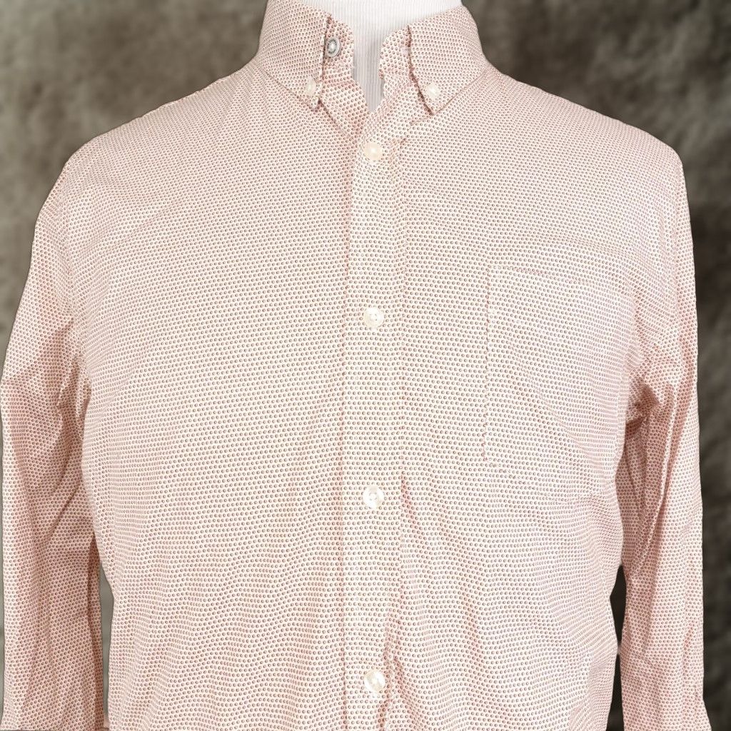 Ben Sherman Ben Sherman Shirt Mens L Geometric Long Sleeve Button-Up Regular Size US L / EU 52-54 / 3 - 1 Thumbnail