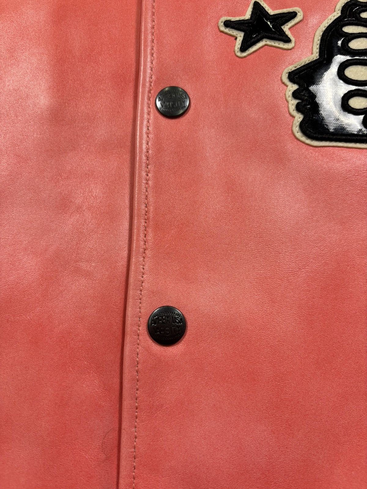 Avirex × HELLSTAR Hellstar x Avirex Jacket, Salvage Red Size US M / EU 48-50 / 2 - 4 Thumbnail