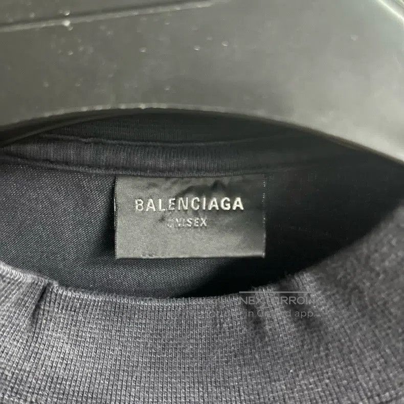 Balenciaga Balenciaga Black Letter Building Print Round Neck Short Sl Size US S / EU 44-46 / 1 - 2 Thumbnail