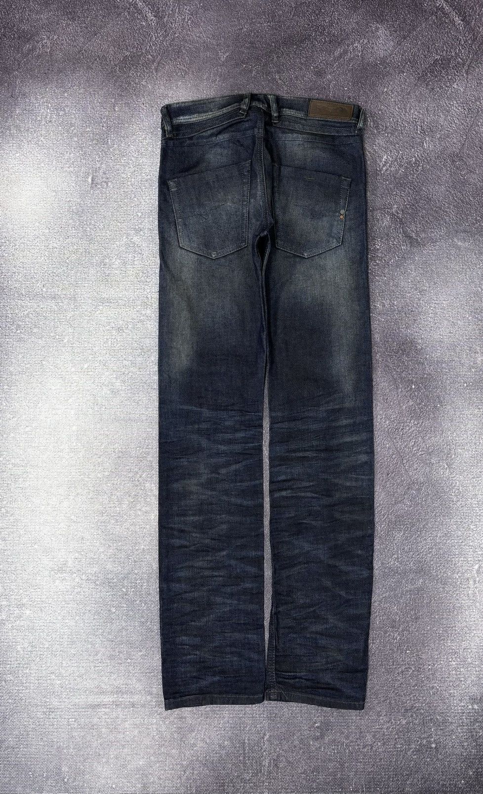 Diesel Diesel Belther NWT Men’s Regular Slim Tapered Denim Jeans Size US 27 - 2 Thumbnail