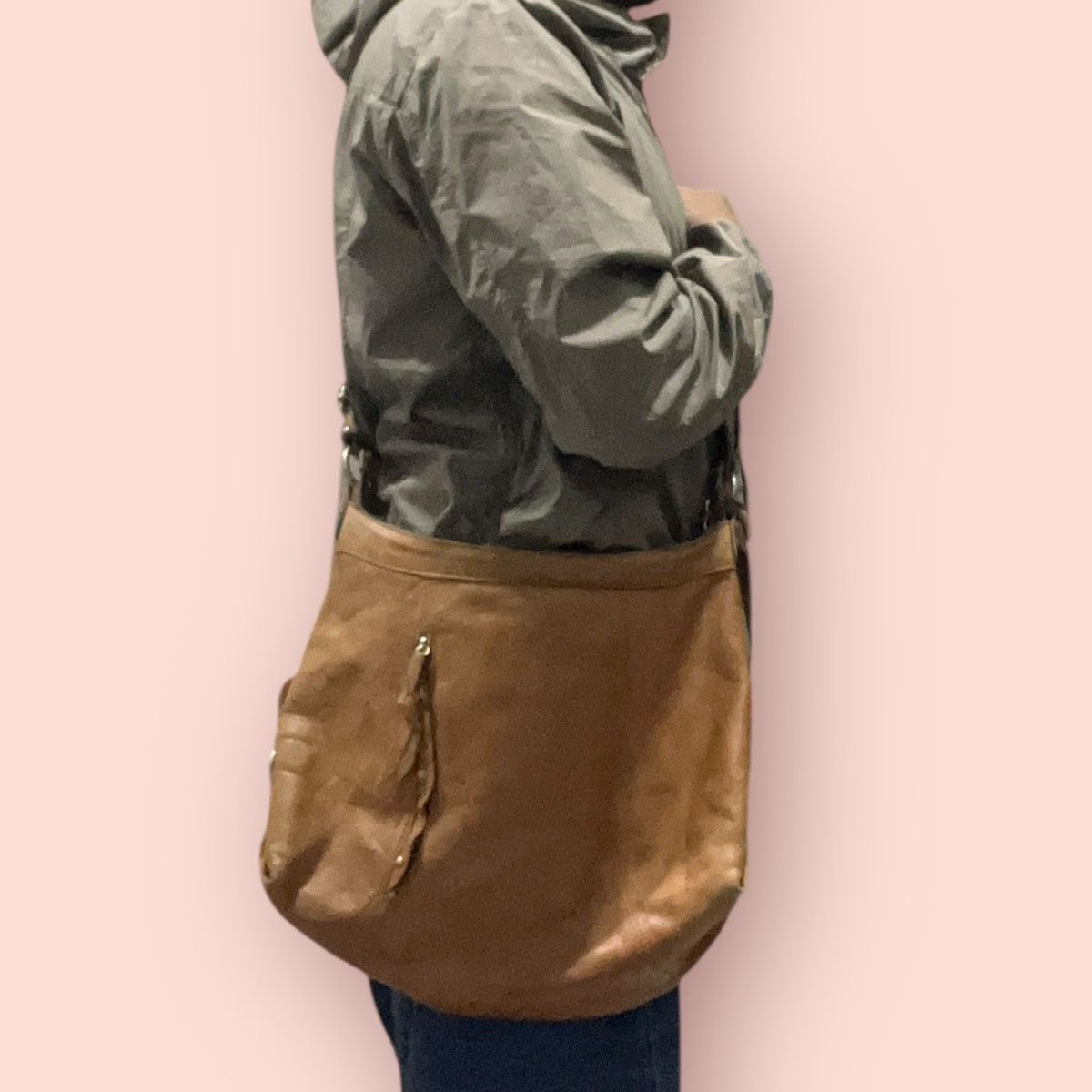 Dakota Grizzly × Japanese Brand × Leather VINTAGE DAKOTA JAPAN LEATHER CROSSBODY SHOULDER SLING BAG Size ONE SIZE - 6 Thumbnail