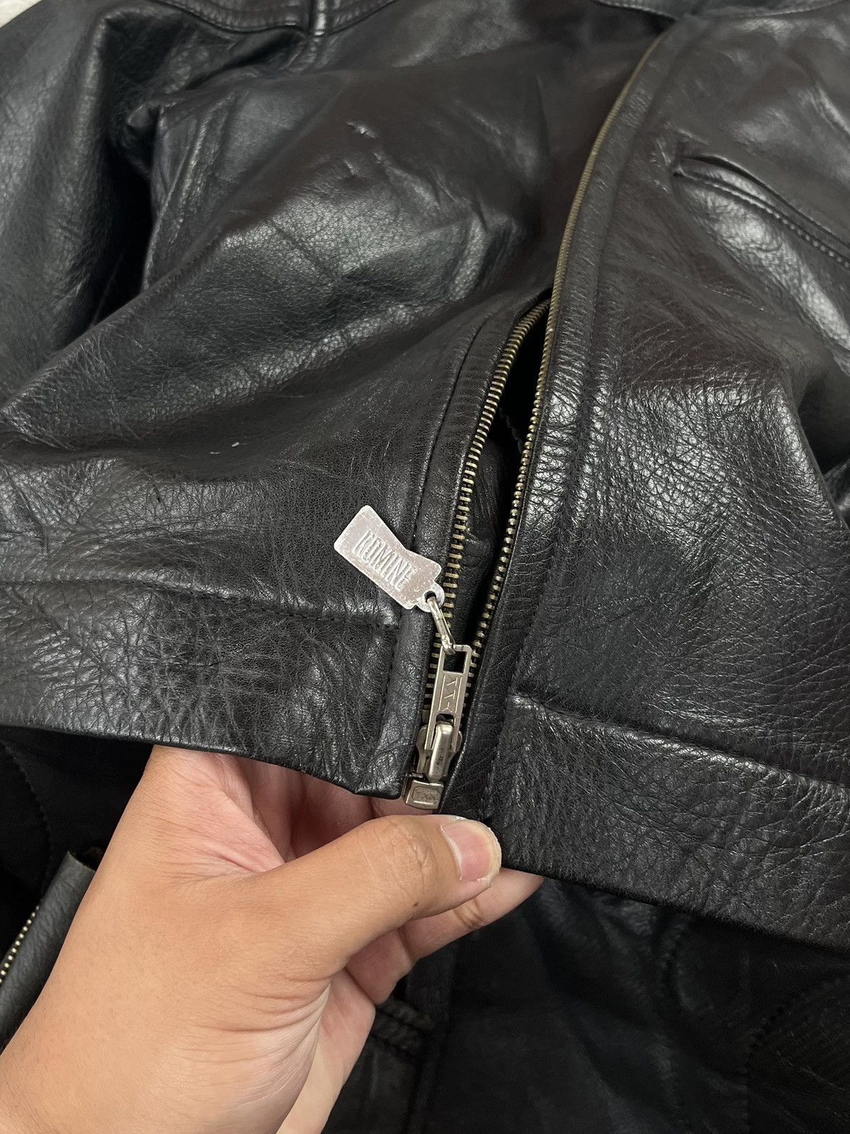 Japanese Brand Vintage Excellence komine Leather Jacket Size M / US 6-8 / IT 42-44 - 8 Thumbnail