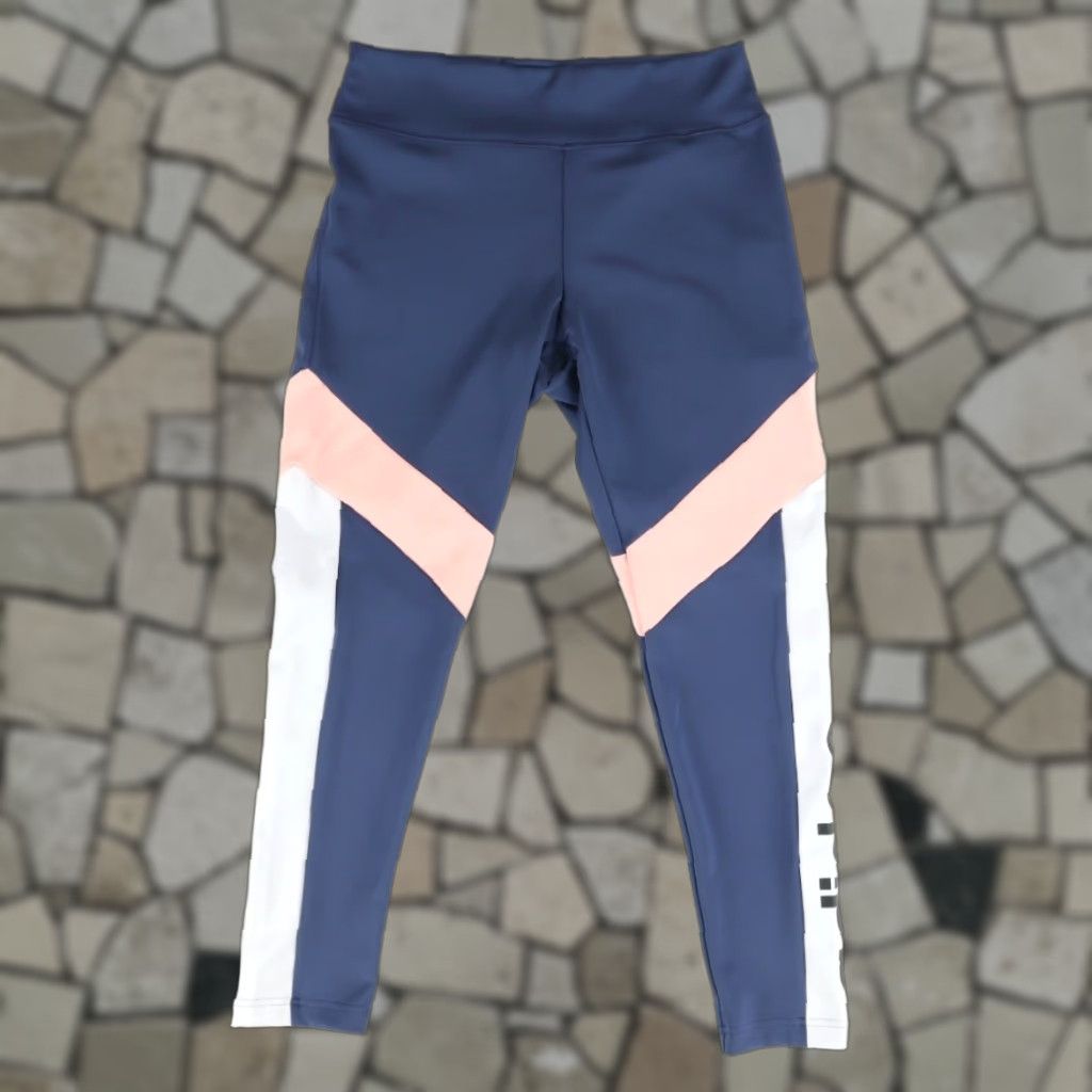 Adidas Adidas Climalite Crop Leggings Navy Blue Colorblock Women's M Size 32" / US 10 / IT 46 - 1 Thumbnail