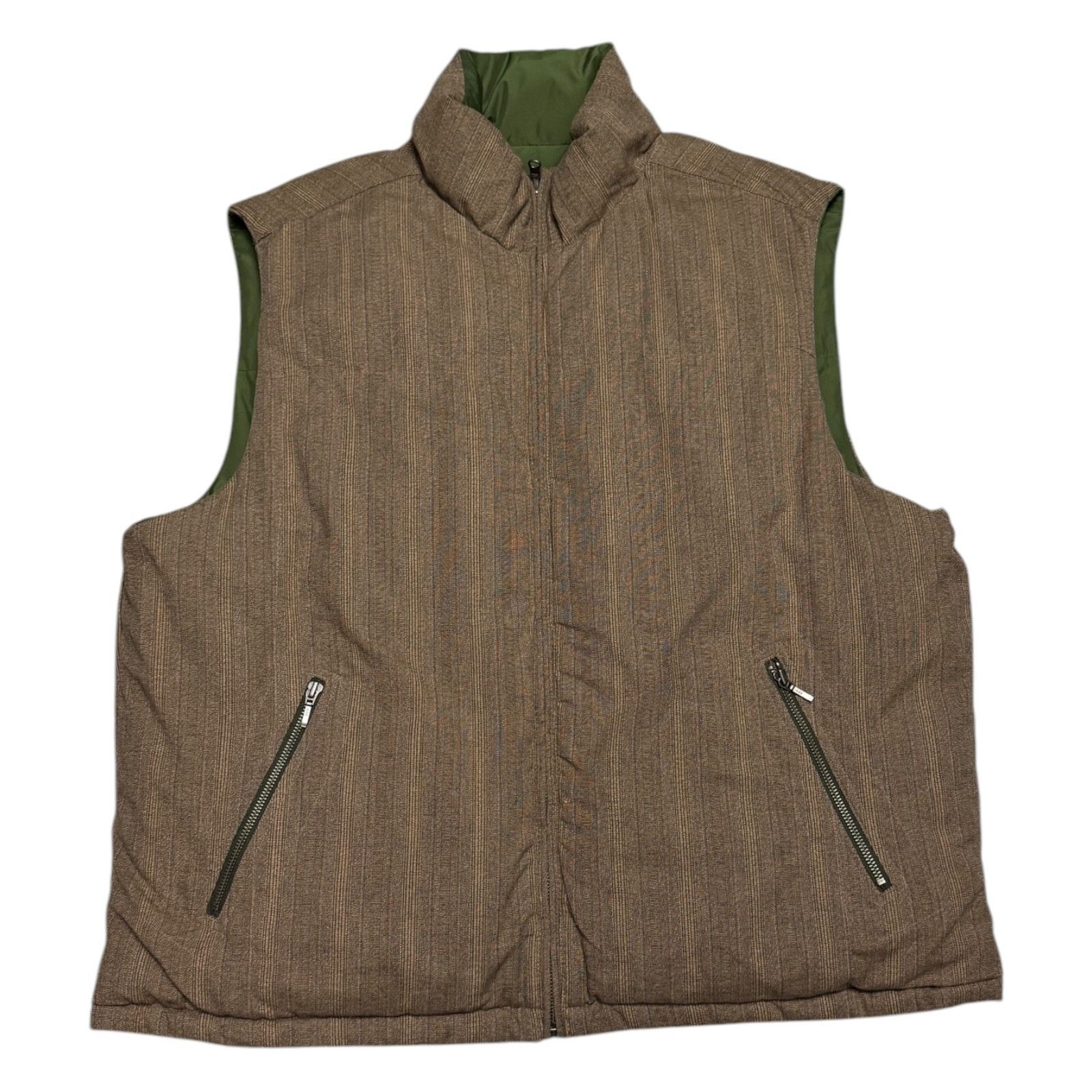 Eddie Bauer EDDIE BAUER REVERSIBLE GOOSE DOWN Winter Puffer Vest 2XL Size US XXL / EU 58 / 5 - 3 Thumbnail