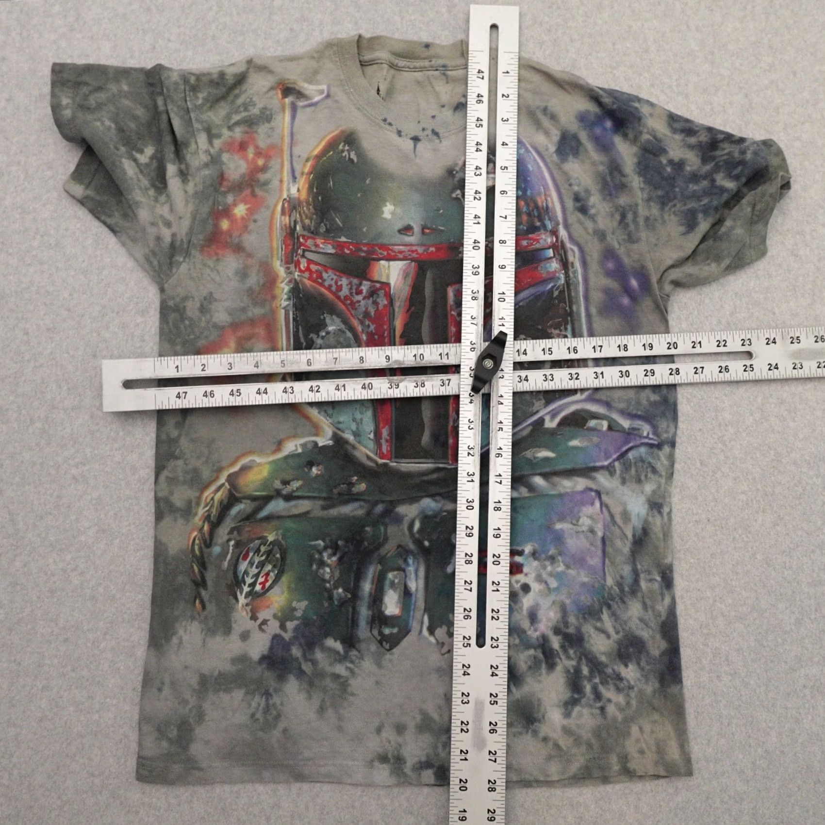 Disney Disney Parks Star Wars Boba Fett Tshirt Mens M Size Medium (20X28) Multicolor Tie Dye Graphic Shirt Size US M / EU 48-50 / 2 - 3 Thumbnail