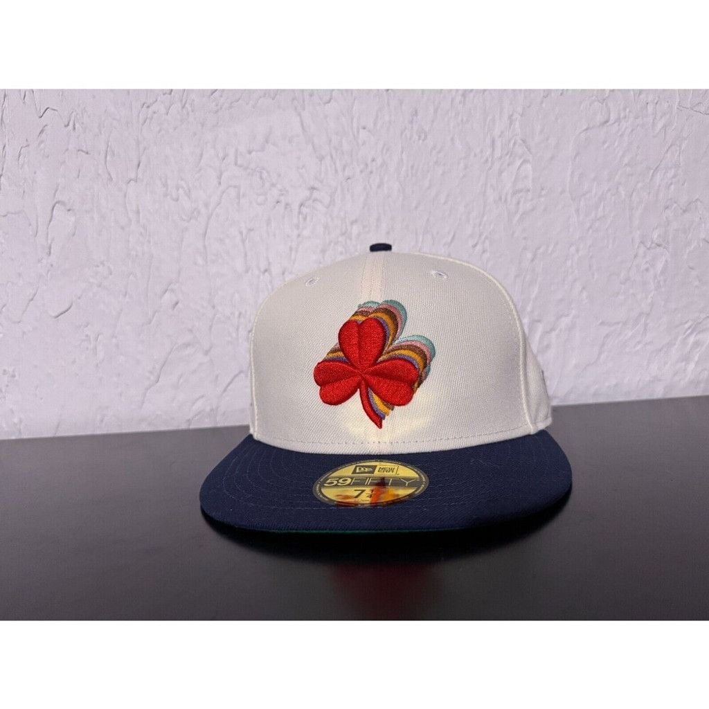 MyFitteds × New Era 7 1/4 Boston Celtics x MyFitteds Fitted Hat - Necco Shamrock Size ONE SIZE - 2 Thumbnail
