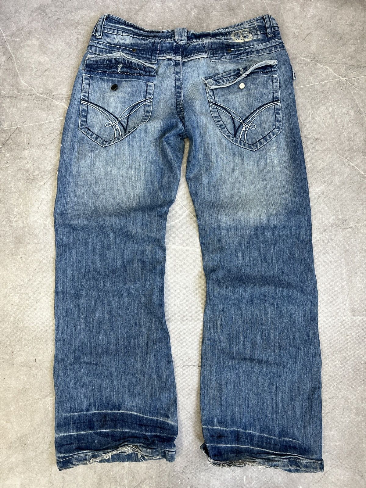 True Religion Vintage Blue Denim Jeans skater hype true religion style Size US 32 / EU 48 - 1 Thumbnail