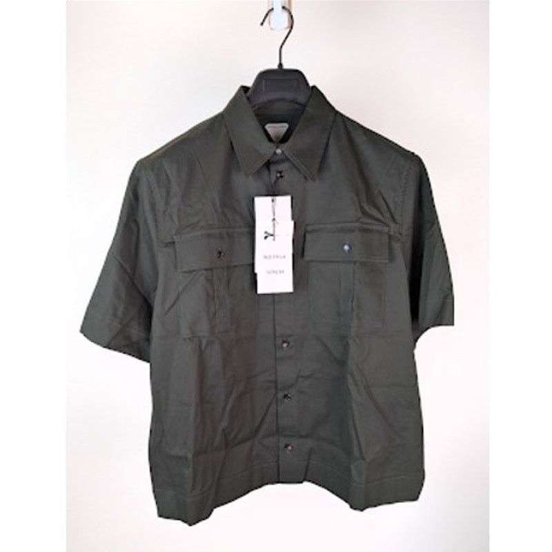 Bottega Veneta o1rshd1 Soft Organic Cotton T-shirt in Camping Size US M / EU 48-50 / 2 - 1 Thumbnail
