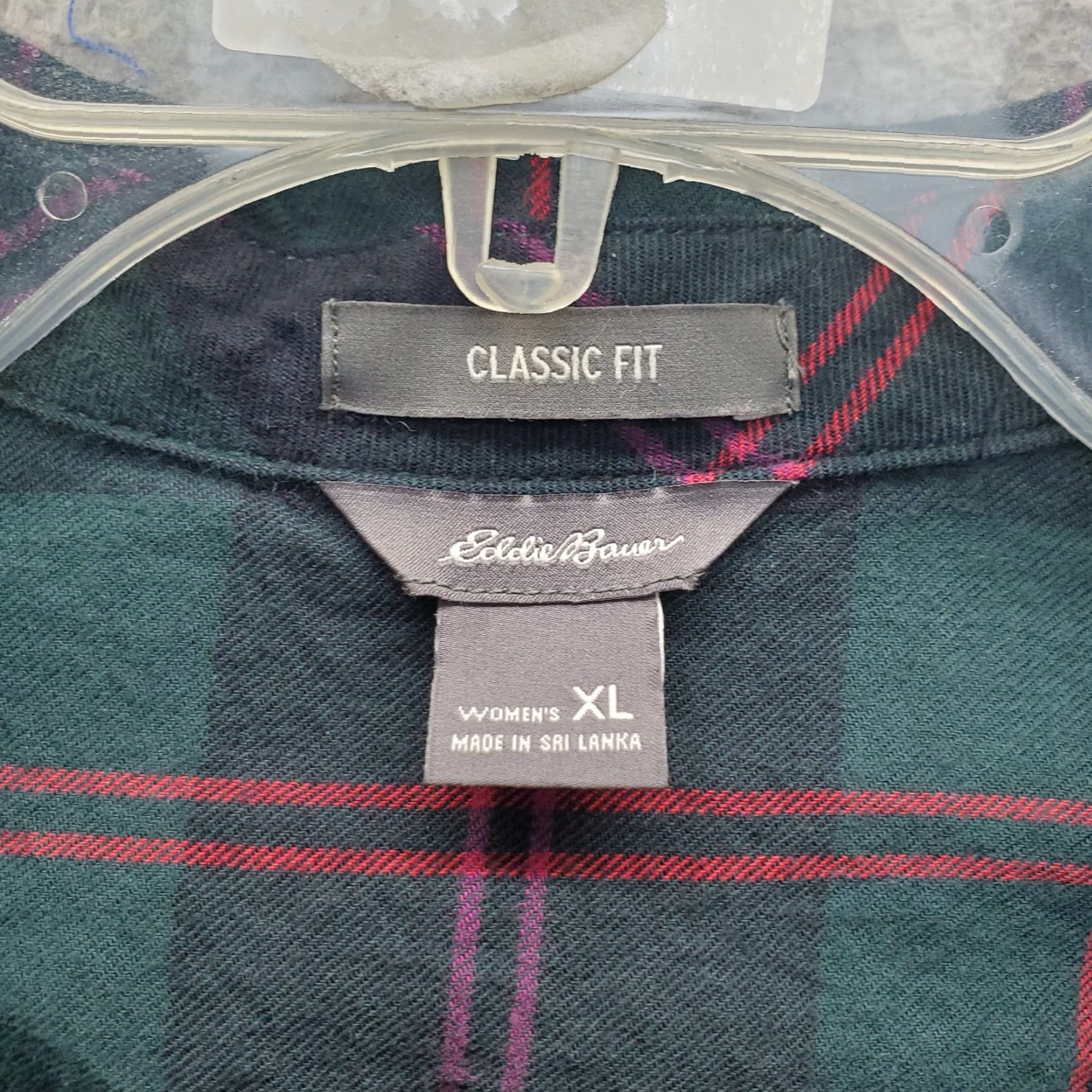 Eddie Bauer Eddie Bauer Button-Up Shirt Womens XL Multi Plaid Outdoor Collared Classic Fit Shirt Womens XL Plaid Outdoor Size XL / US 12-14 / IT 48-50 - 3 Thumbnail