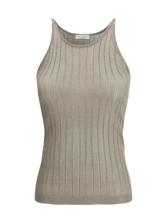 Brunello Cucinelli BRUNELLO CUCINELLI Women Tops MMF849910 C2983 GOLD Size XL / US 12-14 / IT 48-50 - 1 Thumbnail