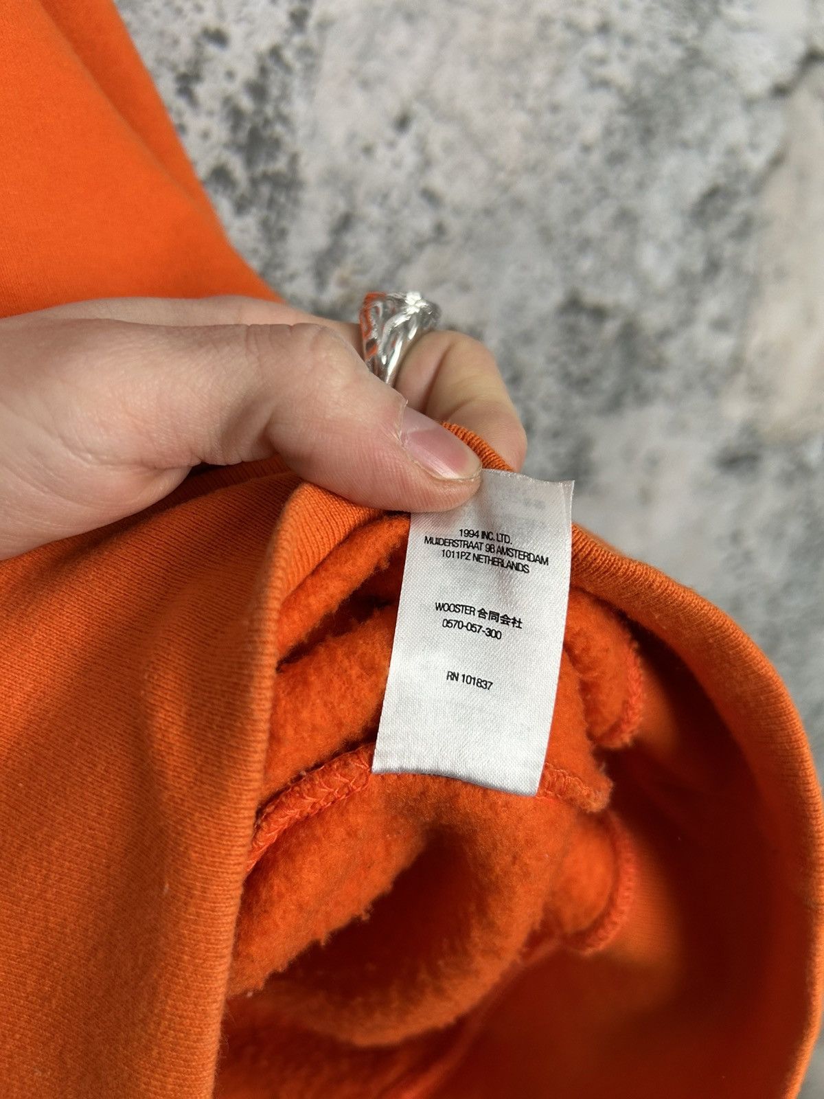 Supreme Supreme New York Orange Baggy Hoodie Rap Skate Streetwear Size US M / EU 48-50 / 2 - 12 Thumbnail