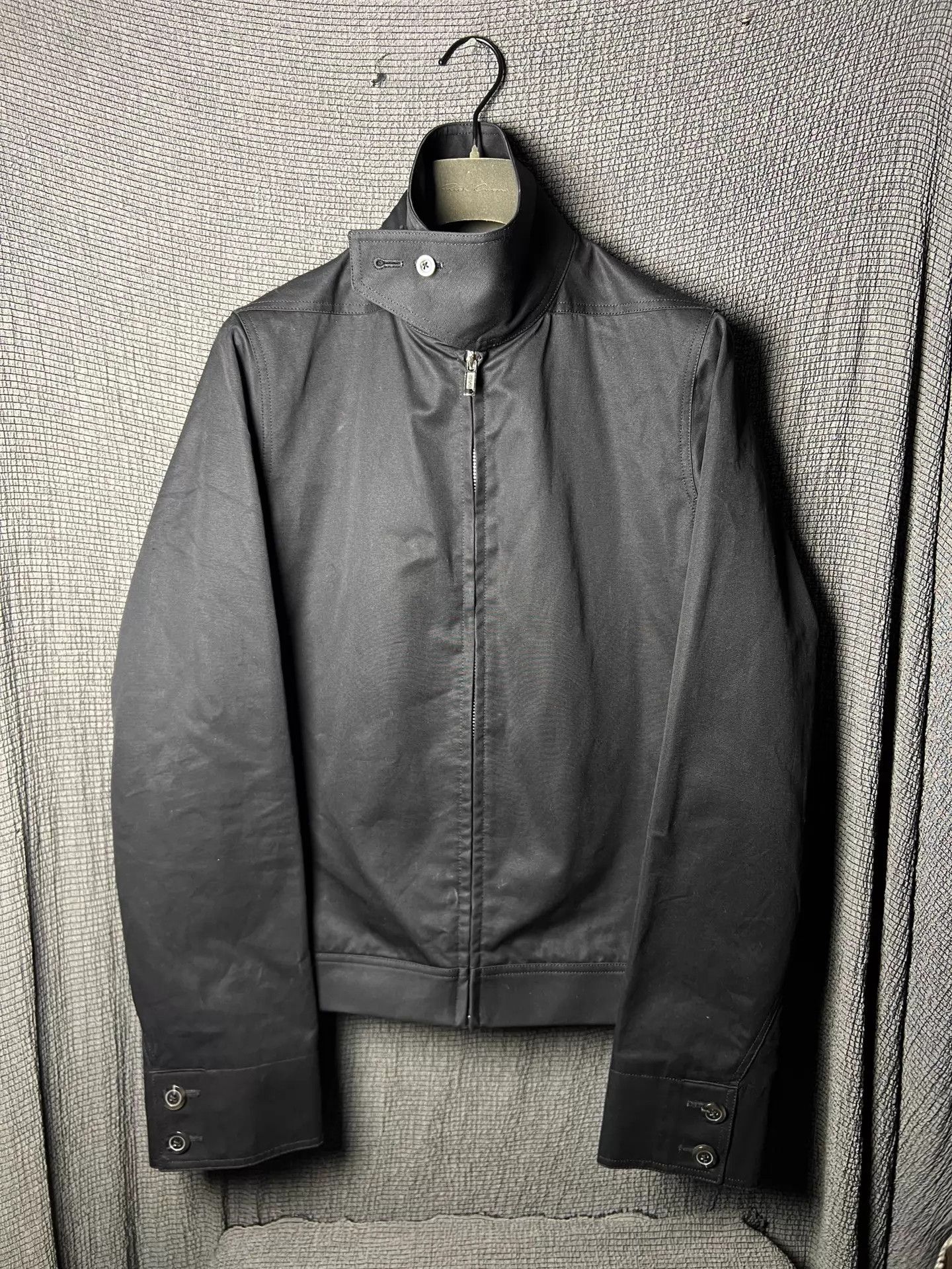 Rick Owens Rick Owens 17ss Stand Collar Admin Jacket 50 (Oversized) Size US M / EU 48-50 / 2 - 1 Thumbnail