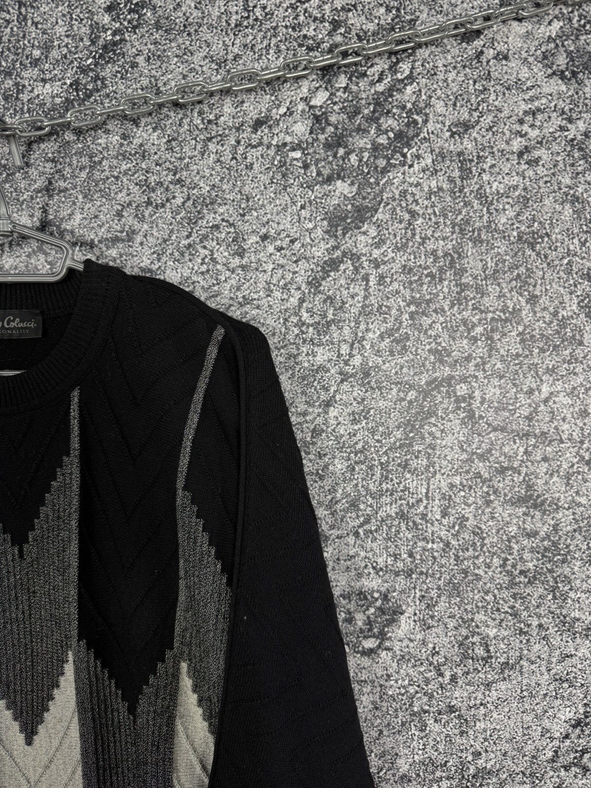Carlo Colucci Carlo Colucci Personality 3D Vintage Wool Sweater Size 54 Size US XL / EU 56 / 4 - 2 Thumbnail