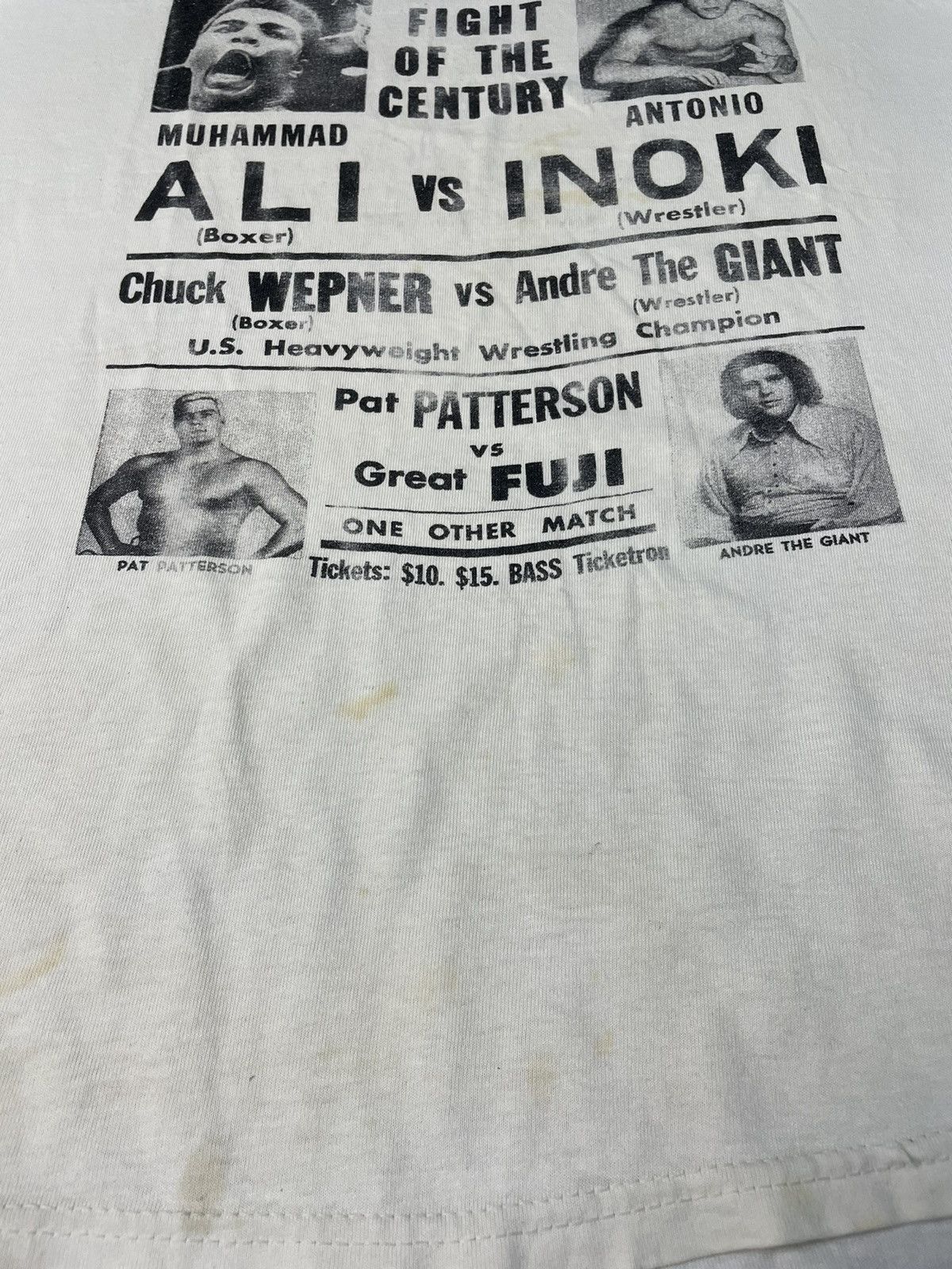 Vintage Vintage Muhammad Ali Vs Antonio Inoki Boxing Promo Shirt Size US L / EU 52-54 / 3 - 4 Thumbnail