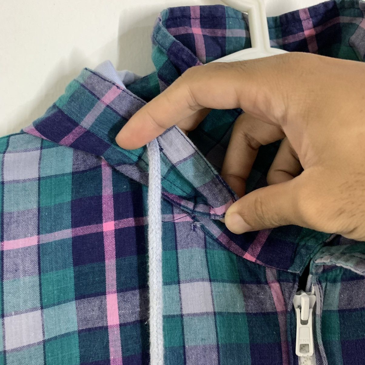 Japanese Brand × Vintage Vintage Alliance Checkered Hoodie Jacket Size US M / EU 48-50 / 2 - 12 Thumbnail