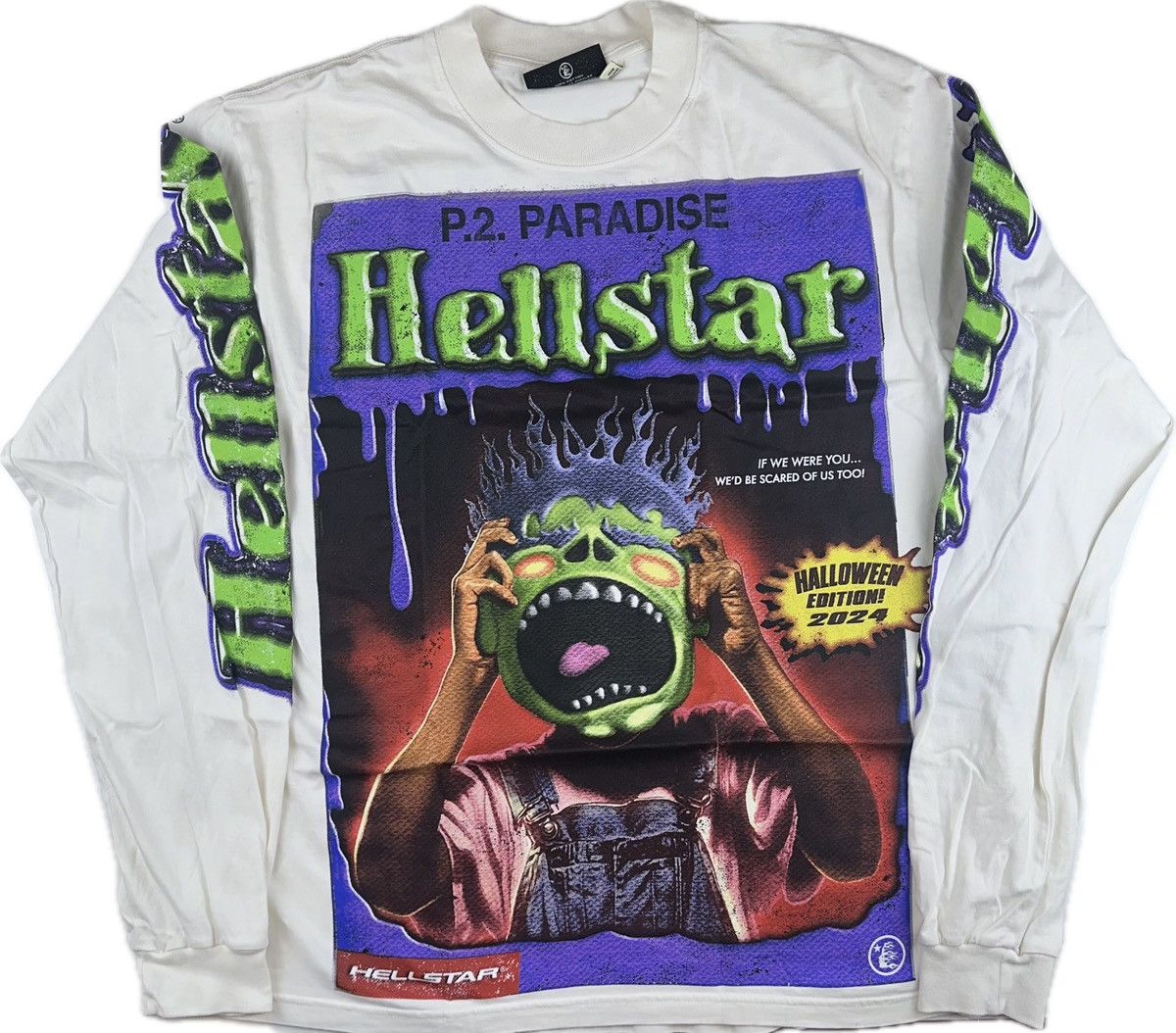 HELLSTAR Hellstar Horror Book Long Sleeve T-shirt Size US M / EU 48-50 / 2 - 1 Thumbnail