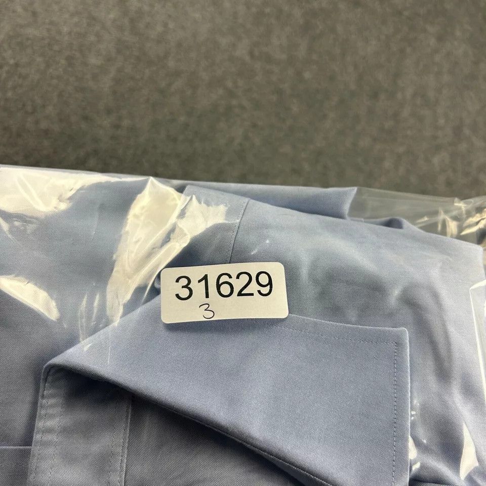 Jos. A. Bank Jos A Bank Shirt Mens 17.5 34 Blue Traveler Button Up Cotton Size US XL / EU 56 / 4 - 9 Thumbnail