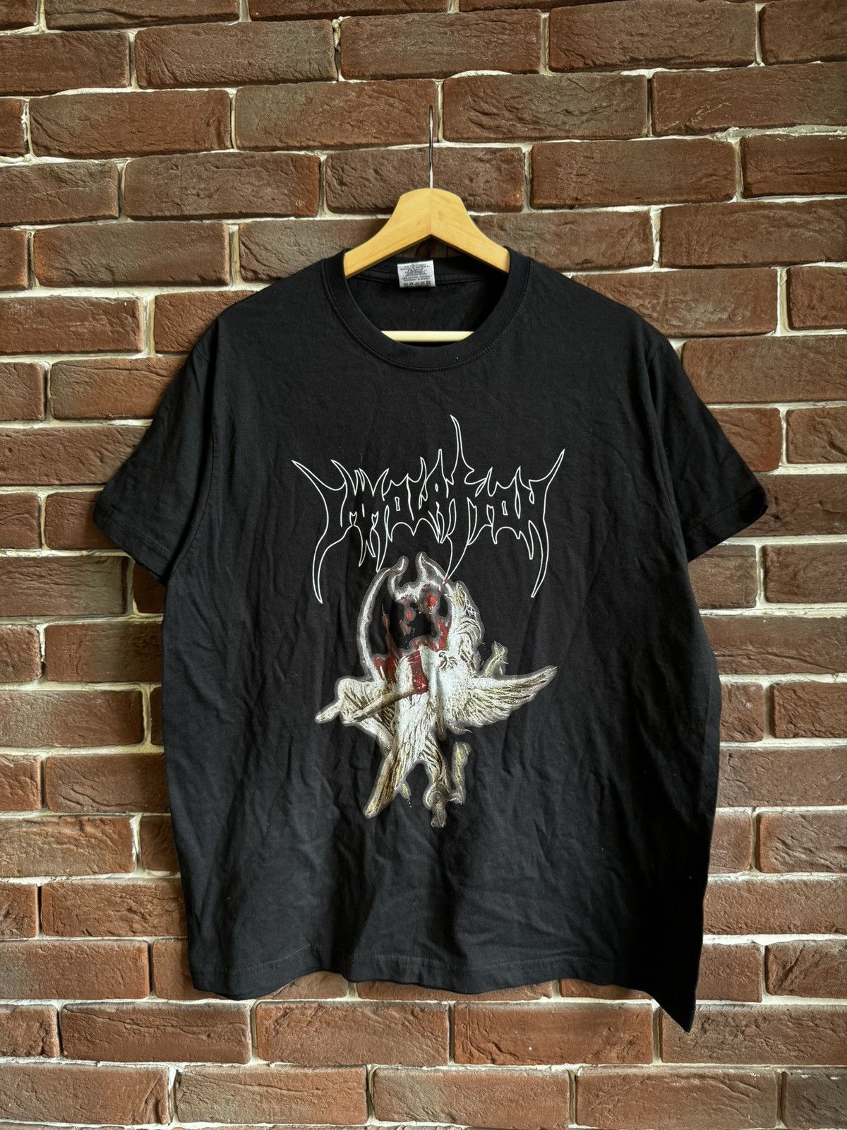 Band Tees Rare Immolation Bringing down Death Metal Band Tshirt Grail Size US L / EU 52-54 / 3 - 1 Thumbnail
