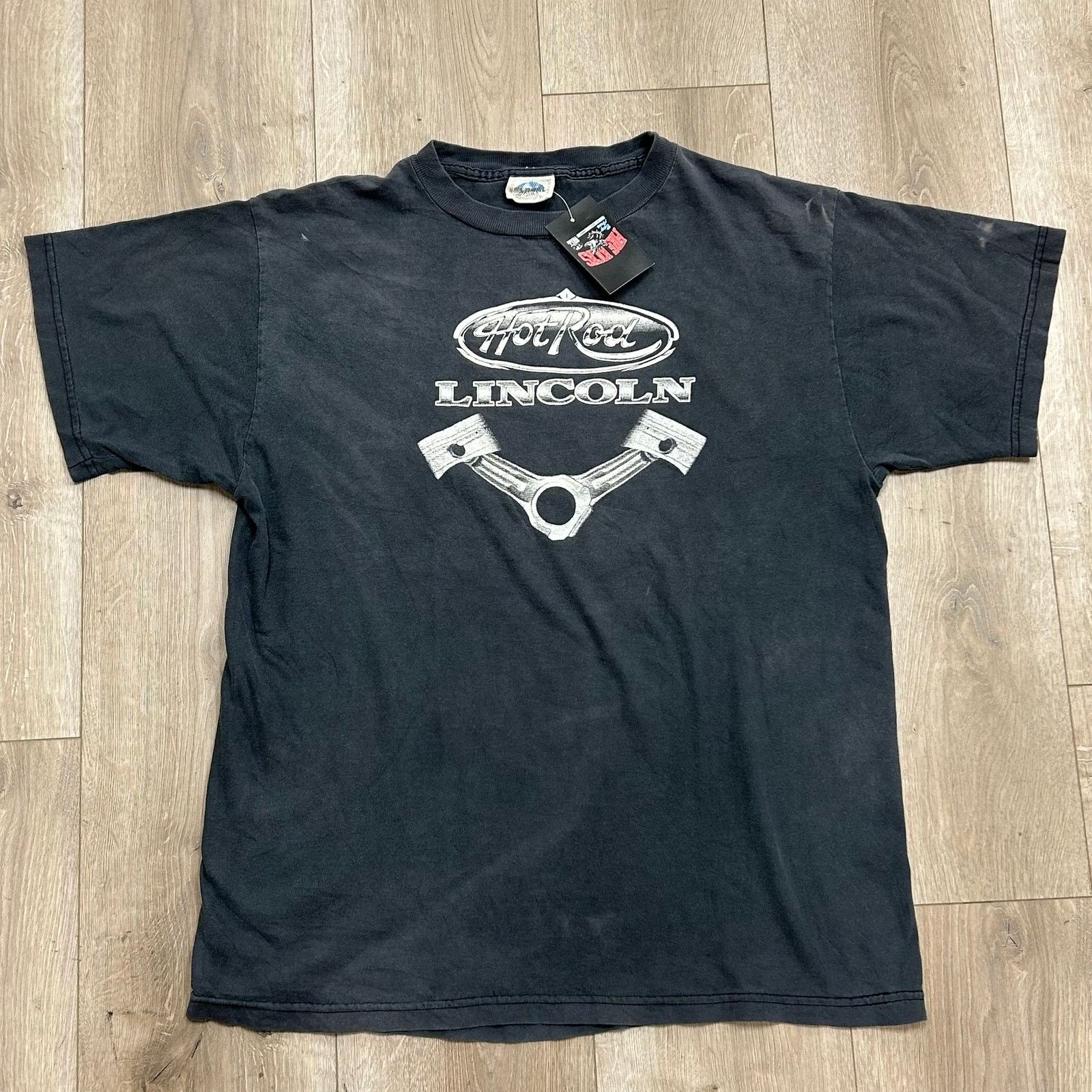 Vintage Vintage 90s Hot Rod Lincoln Bill Kirchen Black Tee Large Size US L / EU 52-54 / 3 - 1 Thumbnail