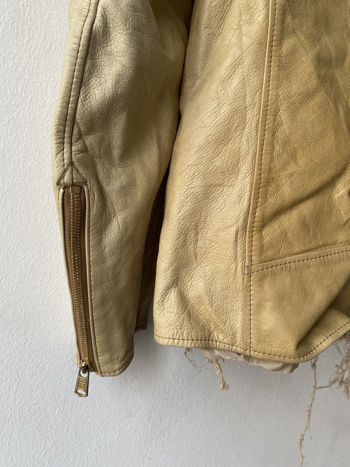 Japanese Brand Nonnative Japan Distressed Leather Jacket Size US S / EU 44-46 / 1 - 10 Thumbnail