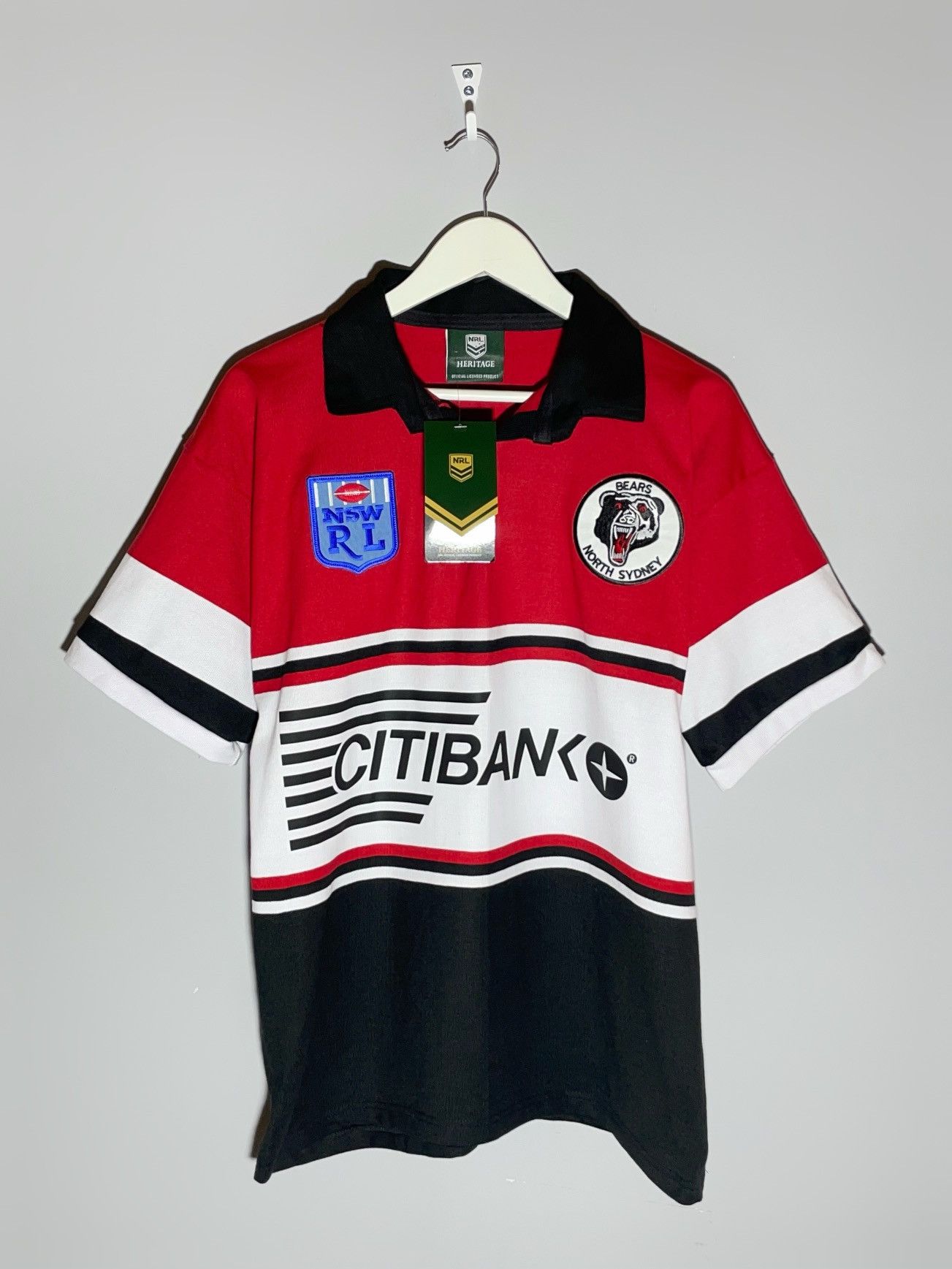 Vintage NWT North Sydney Bears 1994 Vintage Rugby Jersey | Grailed