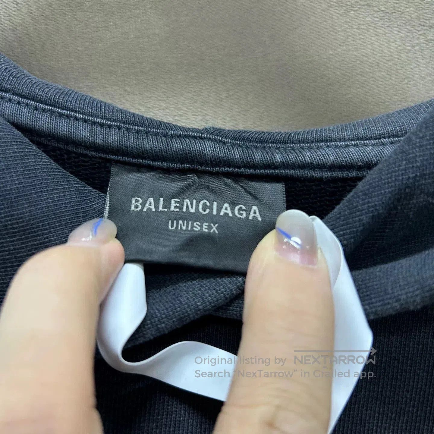 Balenciaga Balenciaga Washed Black Vintage Hoodie. Size US M / EU 48-50 / 2 - 3 Thumbnail