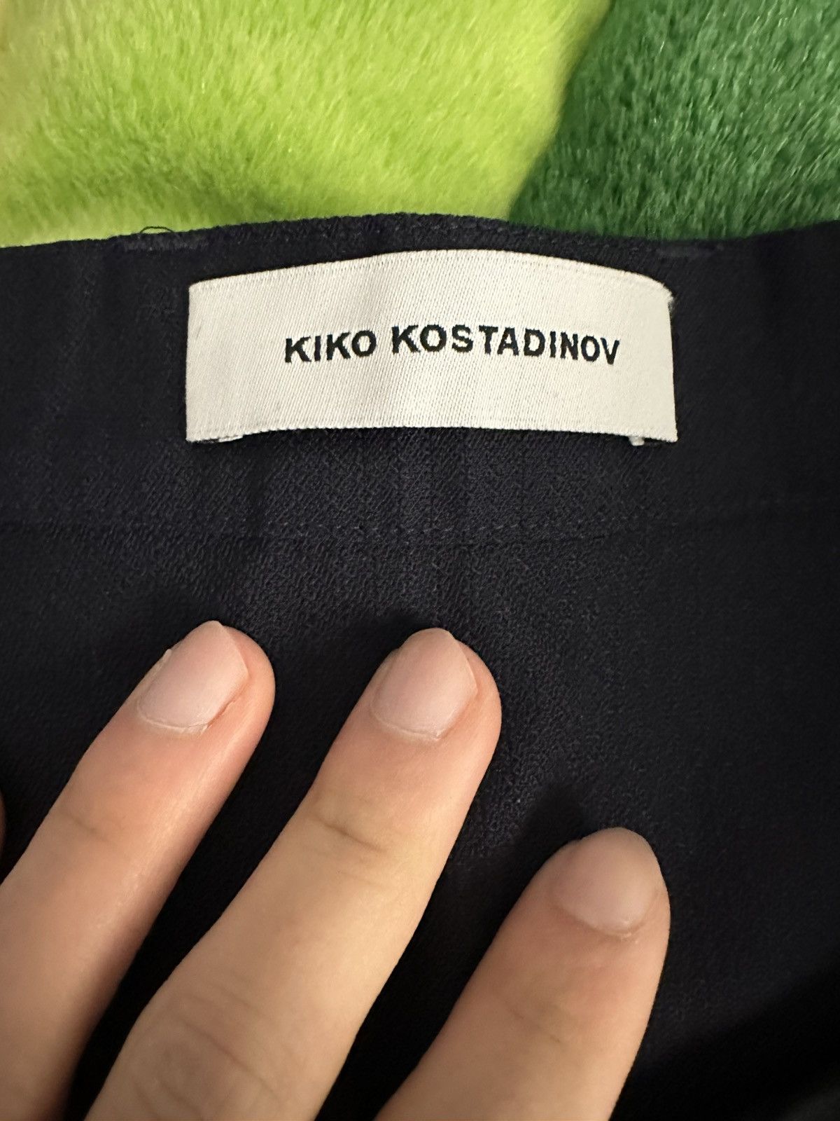 Kiko Kostadinov Navy Haidu Trouses Size US 30 / EU 46 - 3 Thumbnail