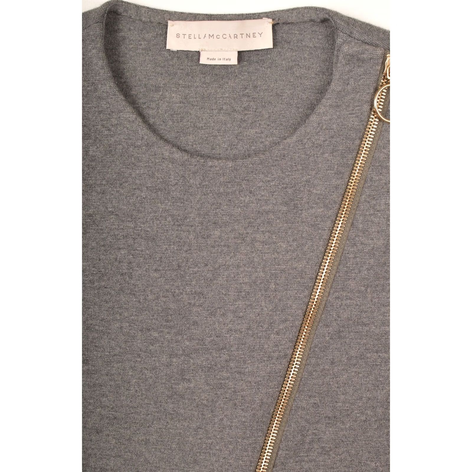 Stella McCartney Stella McCartney Gray Wool Blend Asymmetric Jacket Made in Italy 429665 Size 44 Womens Jacket Size M / US 6-8 / IT 42-44 - 3 Thumbnail